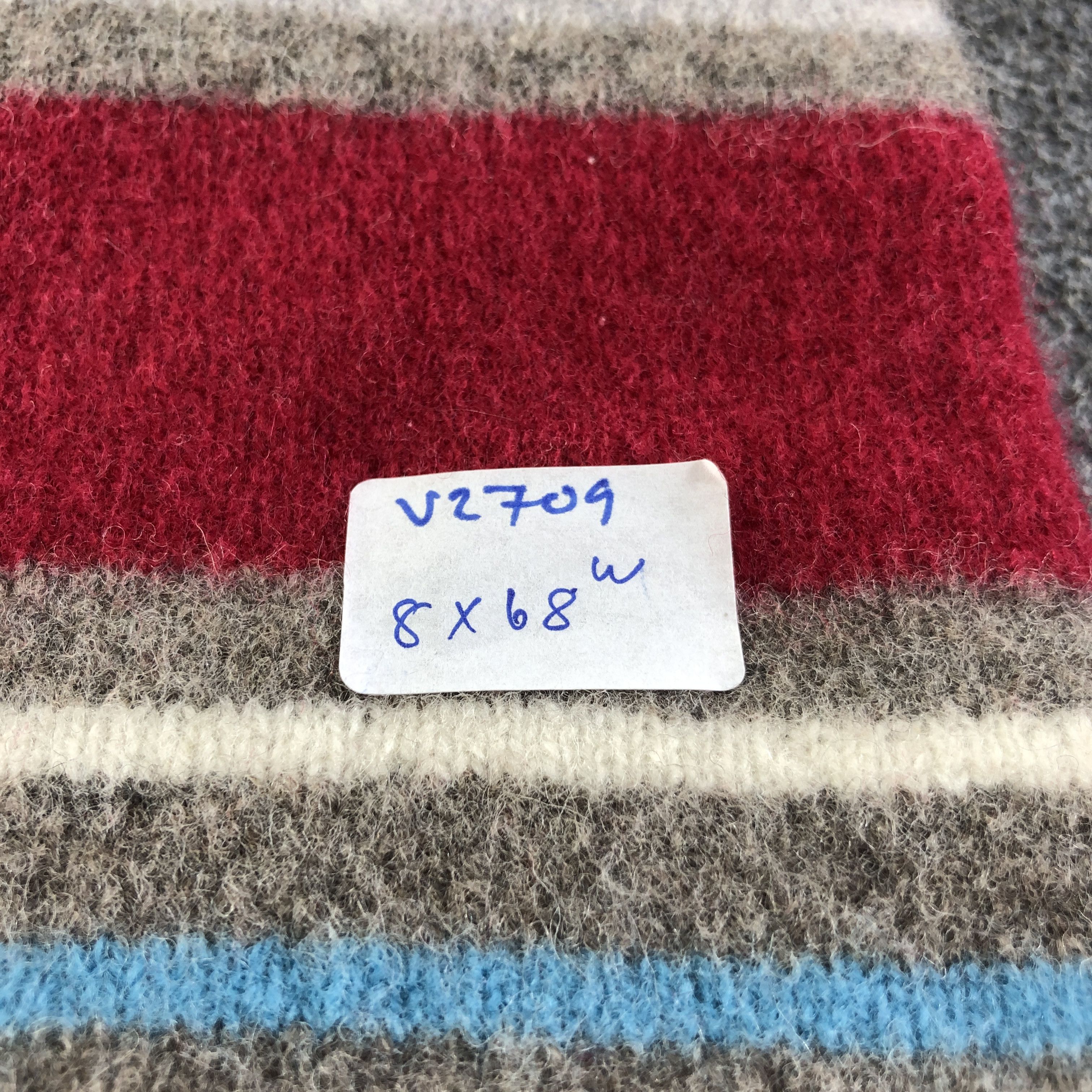 Vintage Glen Prince Striped Wool Scarf Muffler V2709 Size ONE SIZE - 6 Thumbnail
