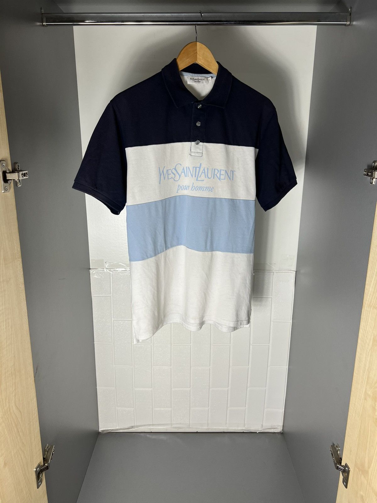 Saint Laurent Paris VINTAGE YVES SAINT LAURENT CLASSIC DESIGNER RETRO CASUAL 90s Size US L / EU 52-54 / 3 - 6 Thumbnail