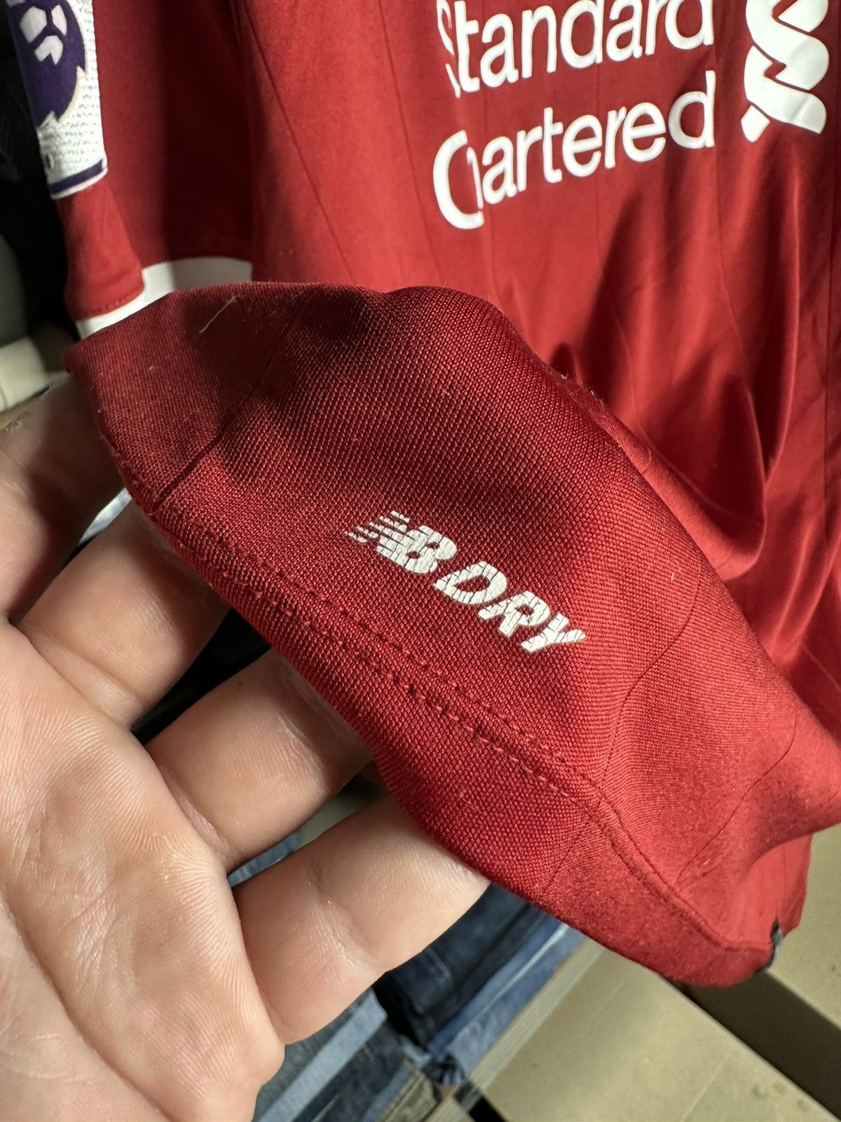 New Balance Liverpool FC 2017-2018 Home Jersey 125 Years "Justice 96" Size US XL / EU 56 / 4 - 20 Thumbnail