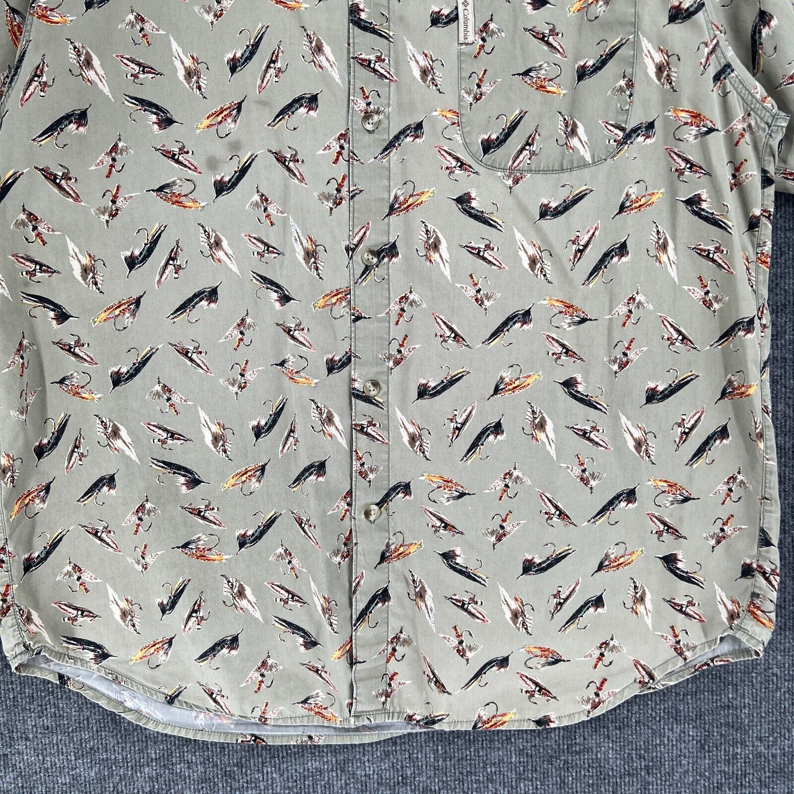 Columbia Columbia Short Sleeve Button Up Shirt Mens XL Fly Fishing Size US XL / EU 56 / 4 - 3 Thumbnail