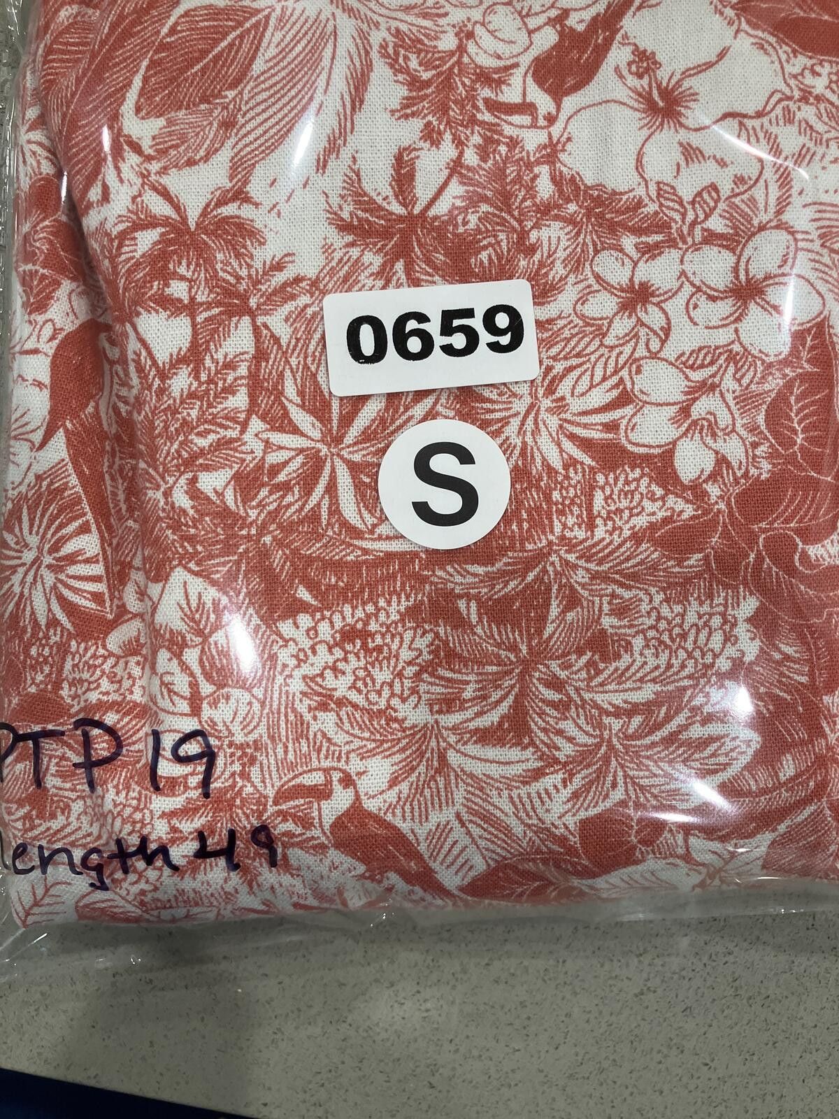 Old Navy Coral and White Floral Print Midi Dress with Square Neck Size S / US 4 / IT 40 - 9 Thumbnail