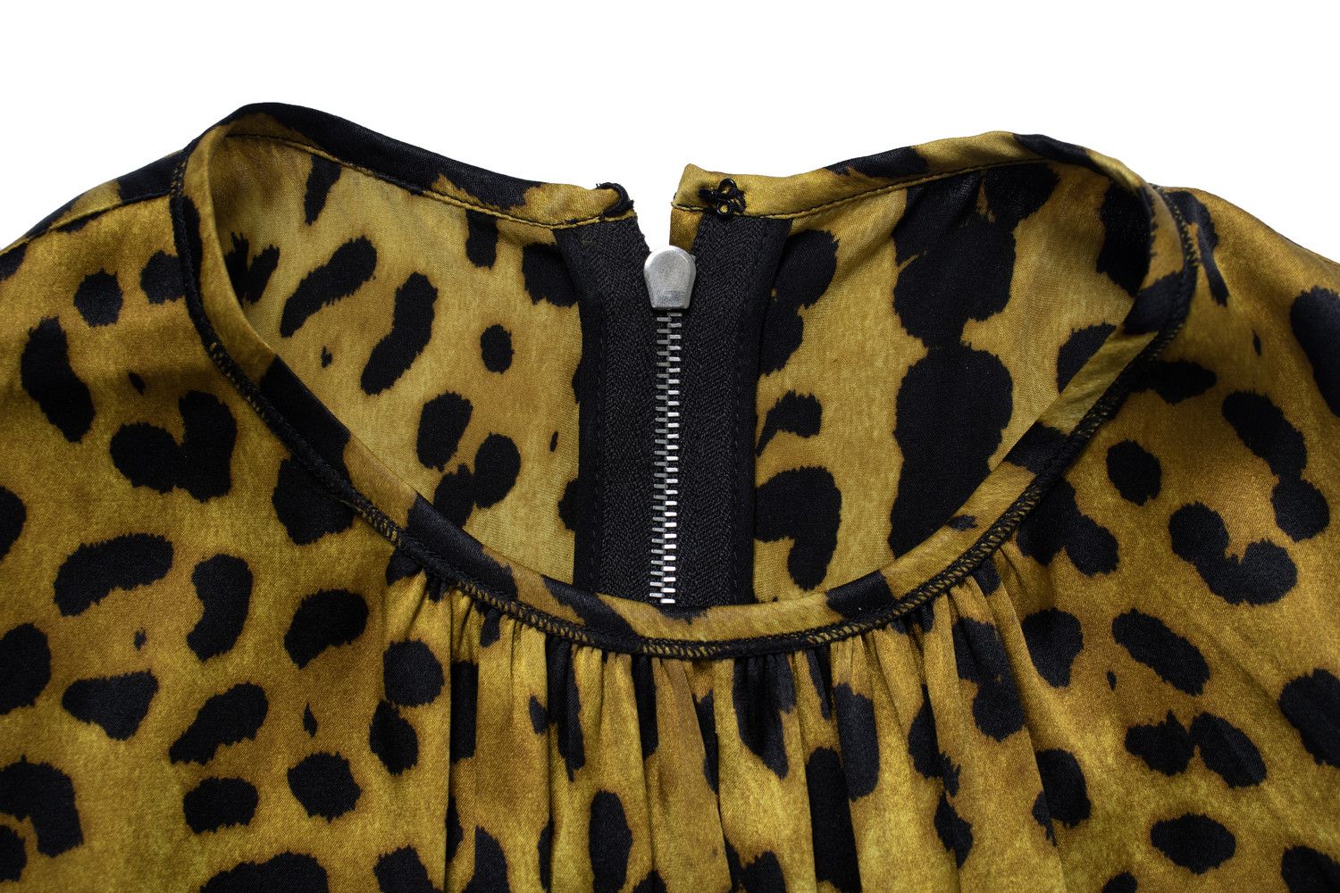 Dolce & Gabbana Dolce & Gabbana, yellow leopard printed top Size XS / US 0-2 / IT 36-38 - 6 Thumbnail
