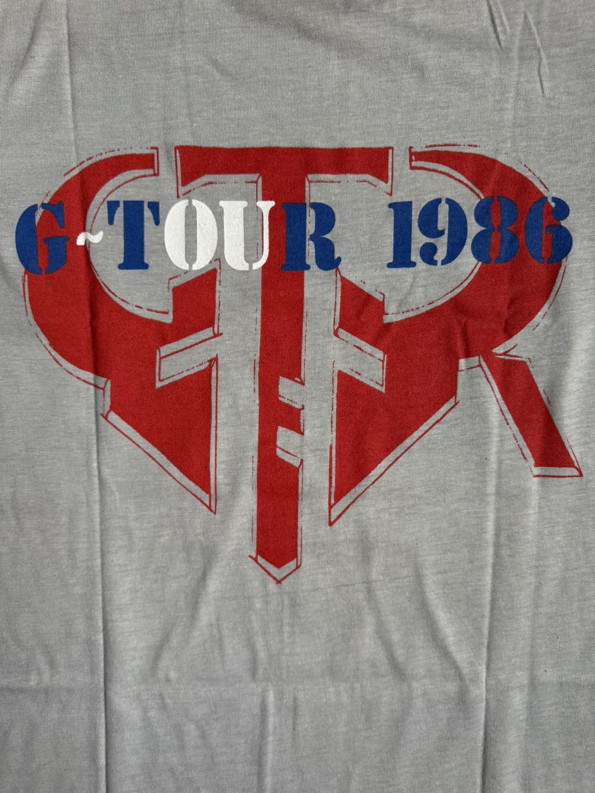 Vintage Rare Vintage GTR 80s G-Tour Concert Band Tee Single Stitch Size US L / EU 52-54 / 3 - 4 Thumbnail