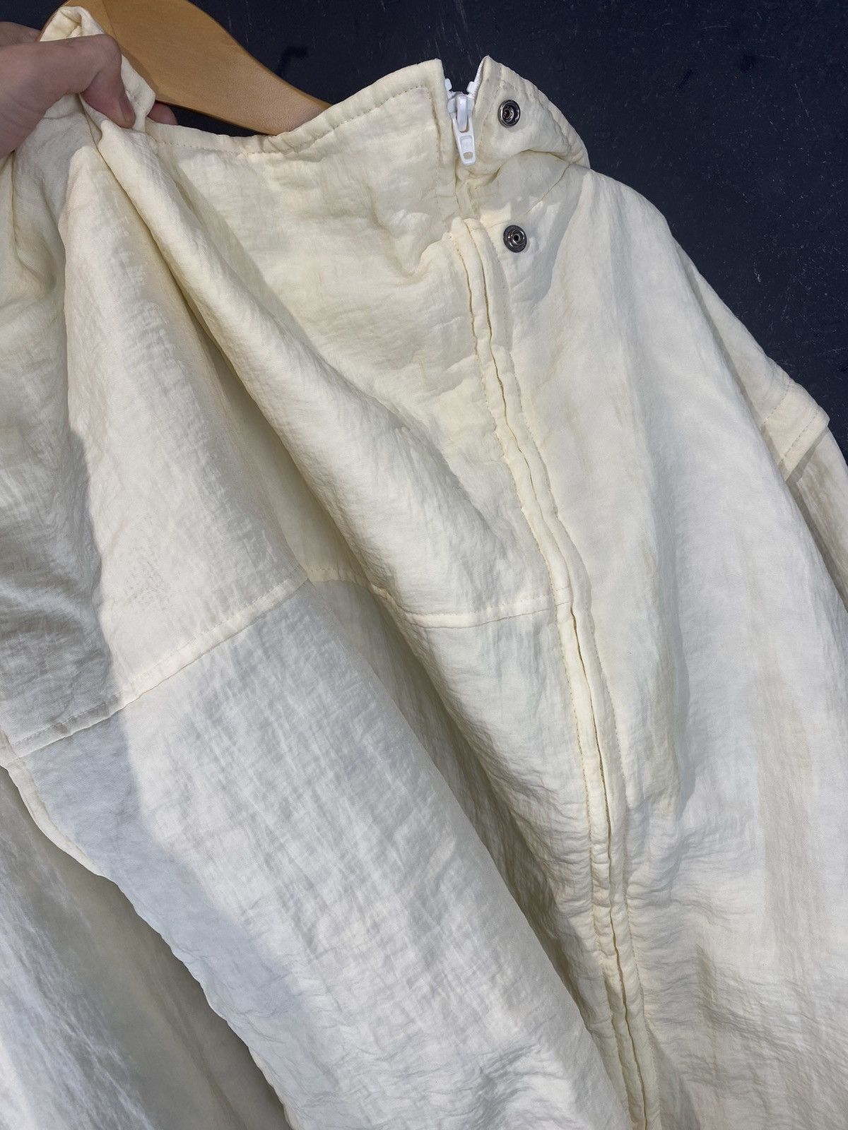 Vintage Rare Reconstruct With Zipper Wide Collar Jacket Size ONE SIZE - 6 Thumbnail