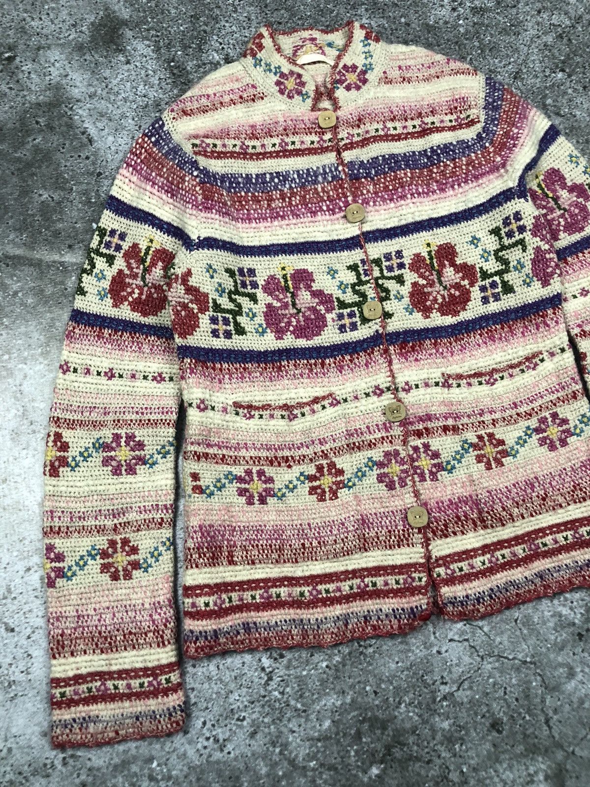 Beauty Beast × Hysteric Glamour × KMRii HYSTERIC GLAMOUR KNITTED JACKET Size US S / EU 44-46 / 1 - 2 Thumbnail