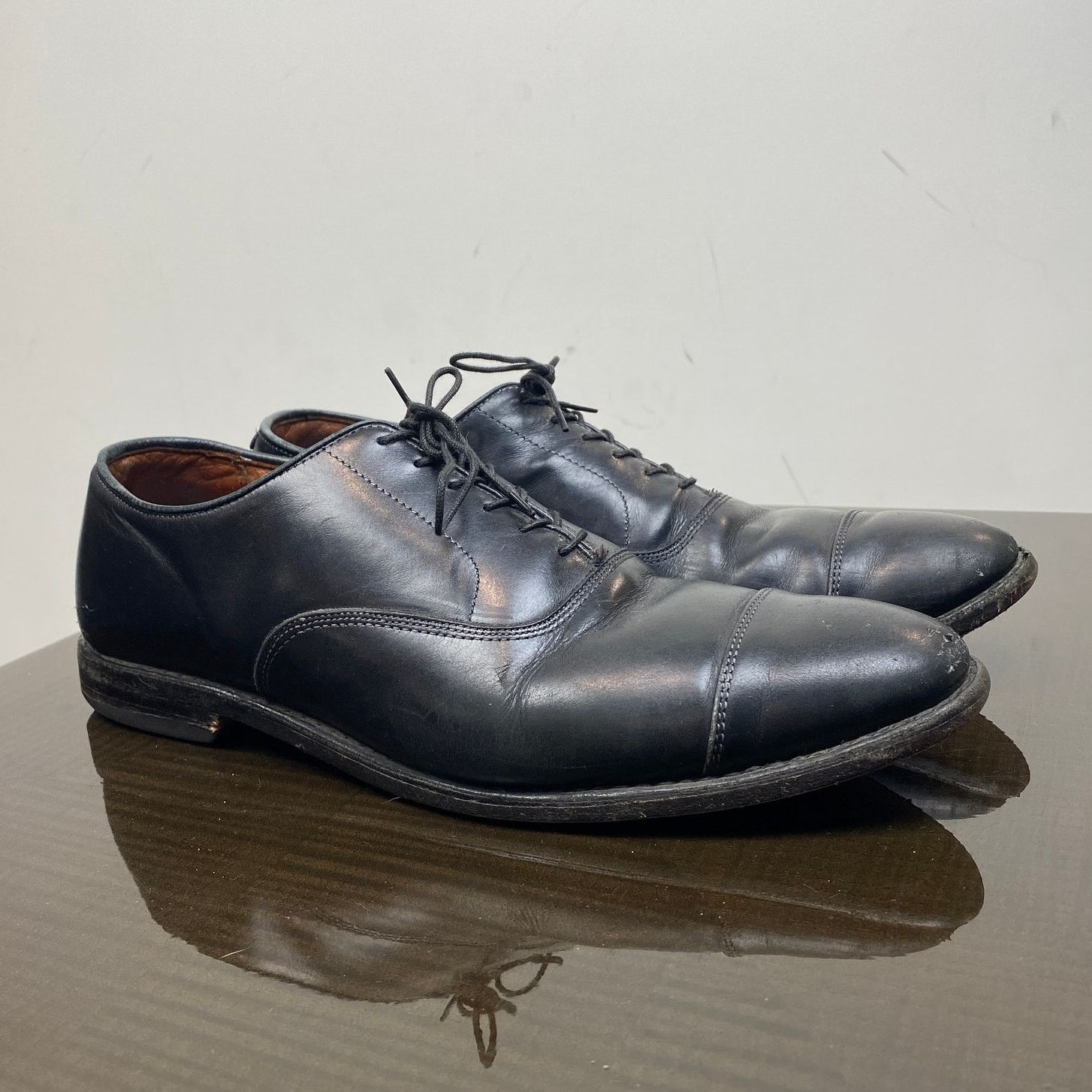 Mens Size 9.5 Allen Edmonds Oxfords Shoes Jingle Bell Mok 4625 new $395 Allen Edmonds Allen Edmonds 4625 Jingle Bell Mok Wingtip  main image 2