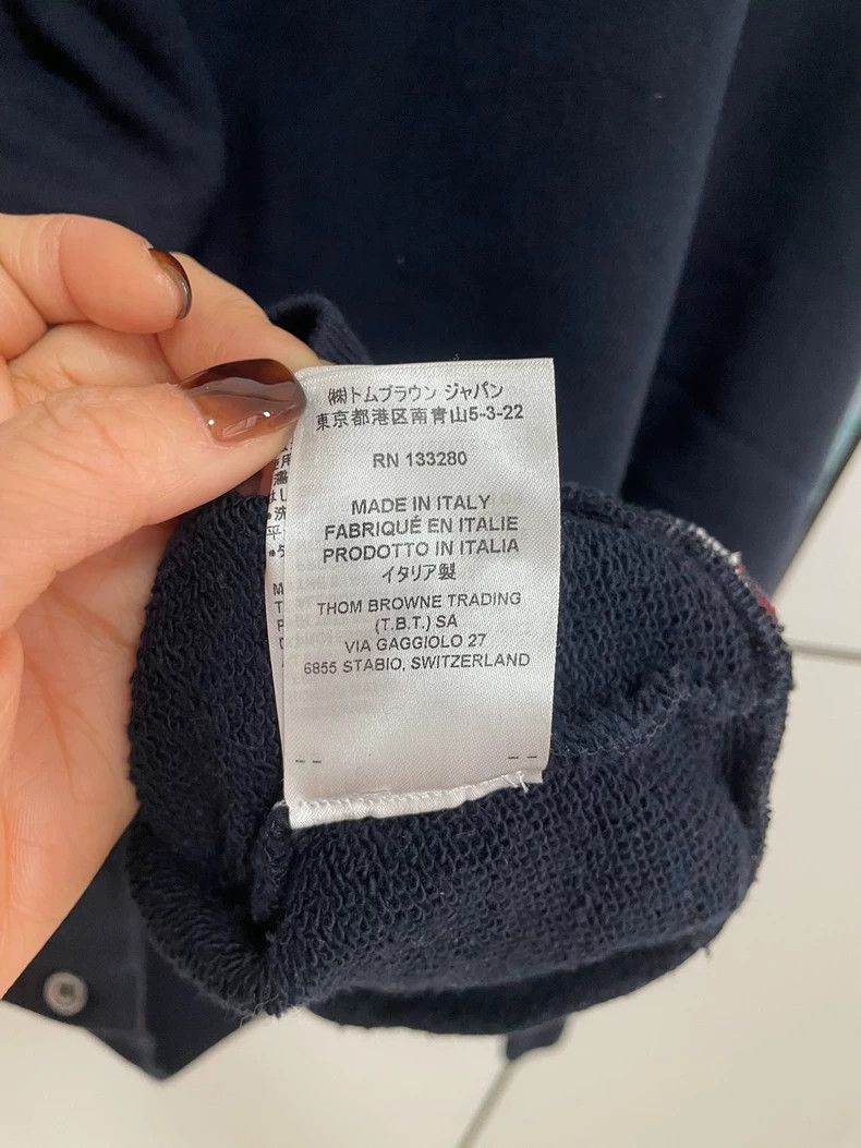 Thom Browne Thom Browne Classic blue hoodie Size US M / EU 48-50 / 2 - 5 Thumbnail