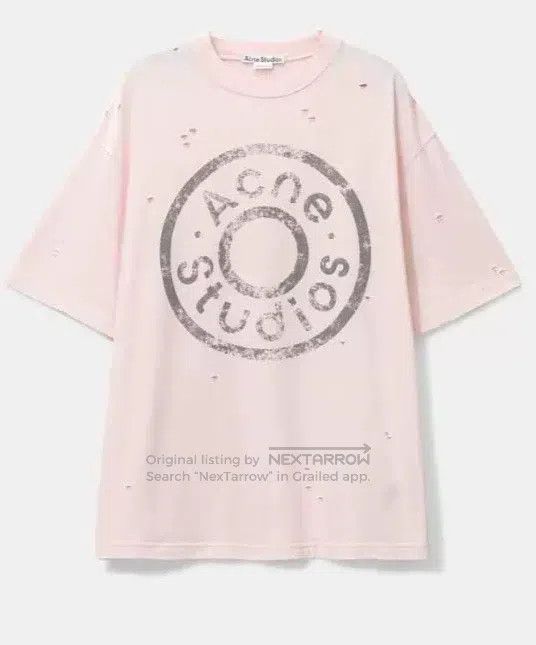 Acne Studios Acne Studios Distressed circular logo pattern short-sleeve Size US M / EU 48-50 / 2 - 1 Thumbnail