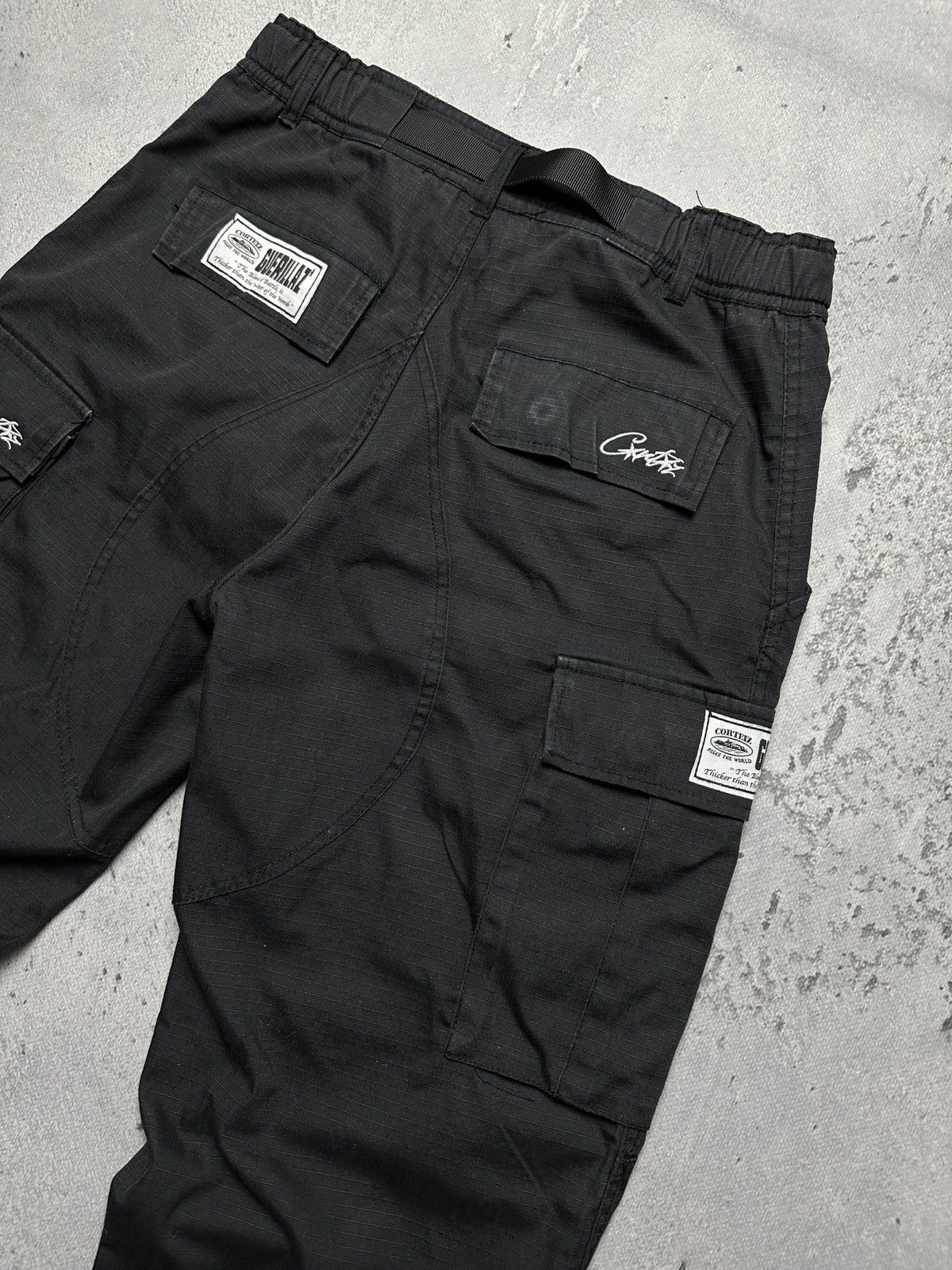 Corteiz Corteiz Rules The World RTW Guerillaz Cargo Pants y2k Drill Size US 32 / EU 48 - 7 Thumbnail