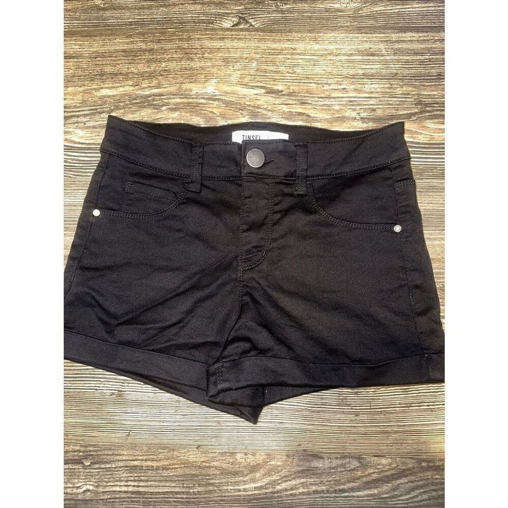 Nordstrom Tinsel Town Black Shorts. Size 25. Shim And Stretch. NWOT. 7 Size 25" / US 0 / IT 36 - 1 Thumbnail