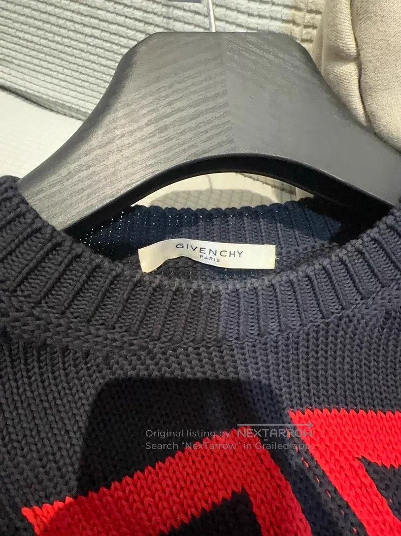 Givenchy Givenchy Black and Red Logo Sweater Size US S / EU 44-46 / 1 - 6 Thumbnail