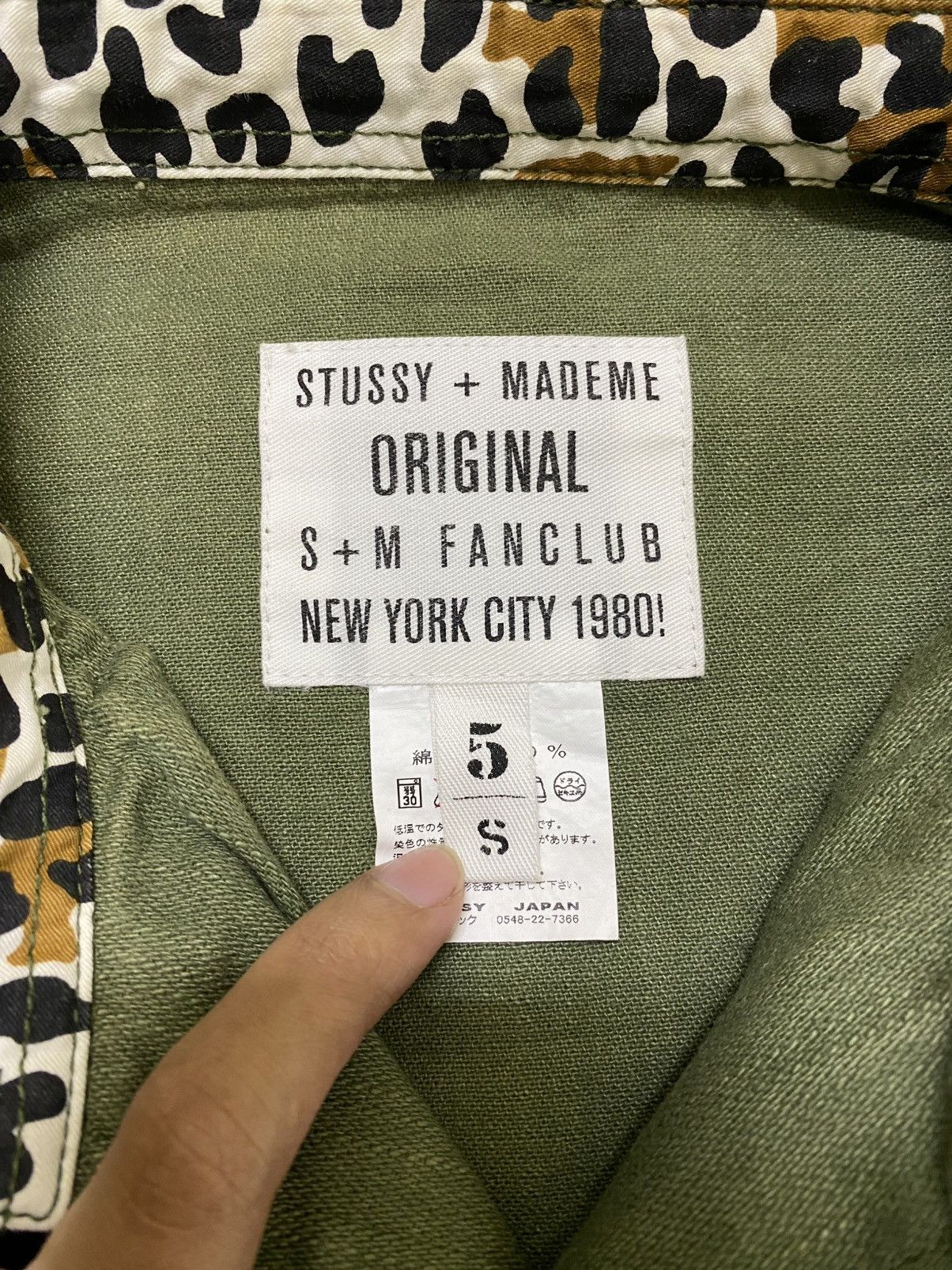 Stussy × Vintage Stussy Made Me Military Made in Japan Size US S / EU 44-46 / 1 - 8 Thumbnail