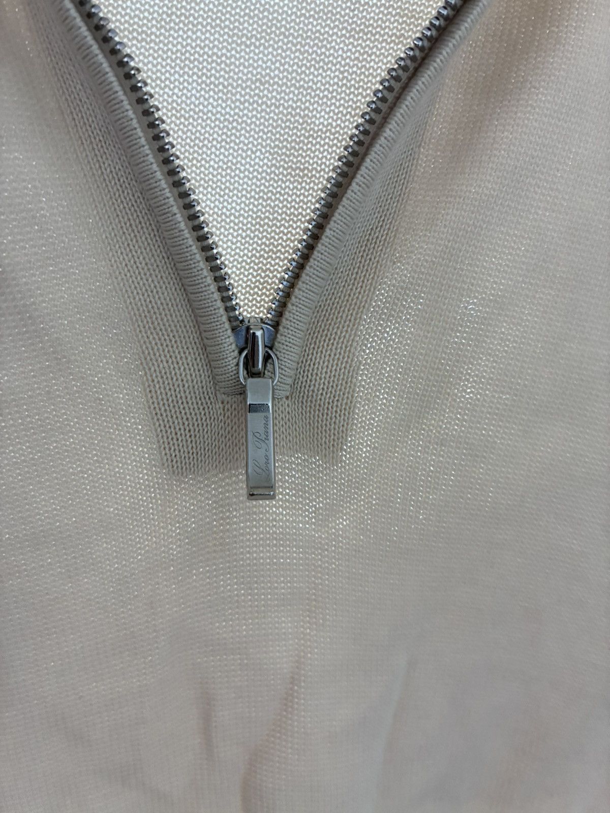 Loro Piana Loro piana beige quarter zip size 50/medium Size US M / EU 48-50 / 2 - 3 Thumbnail
