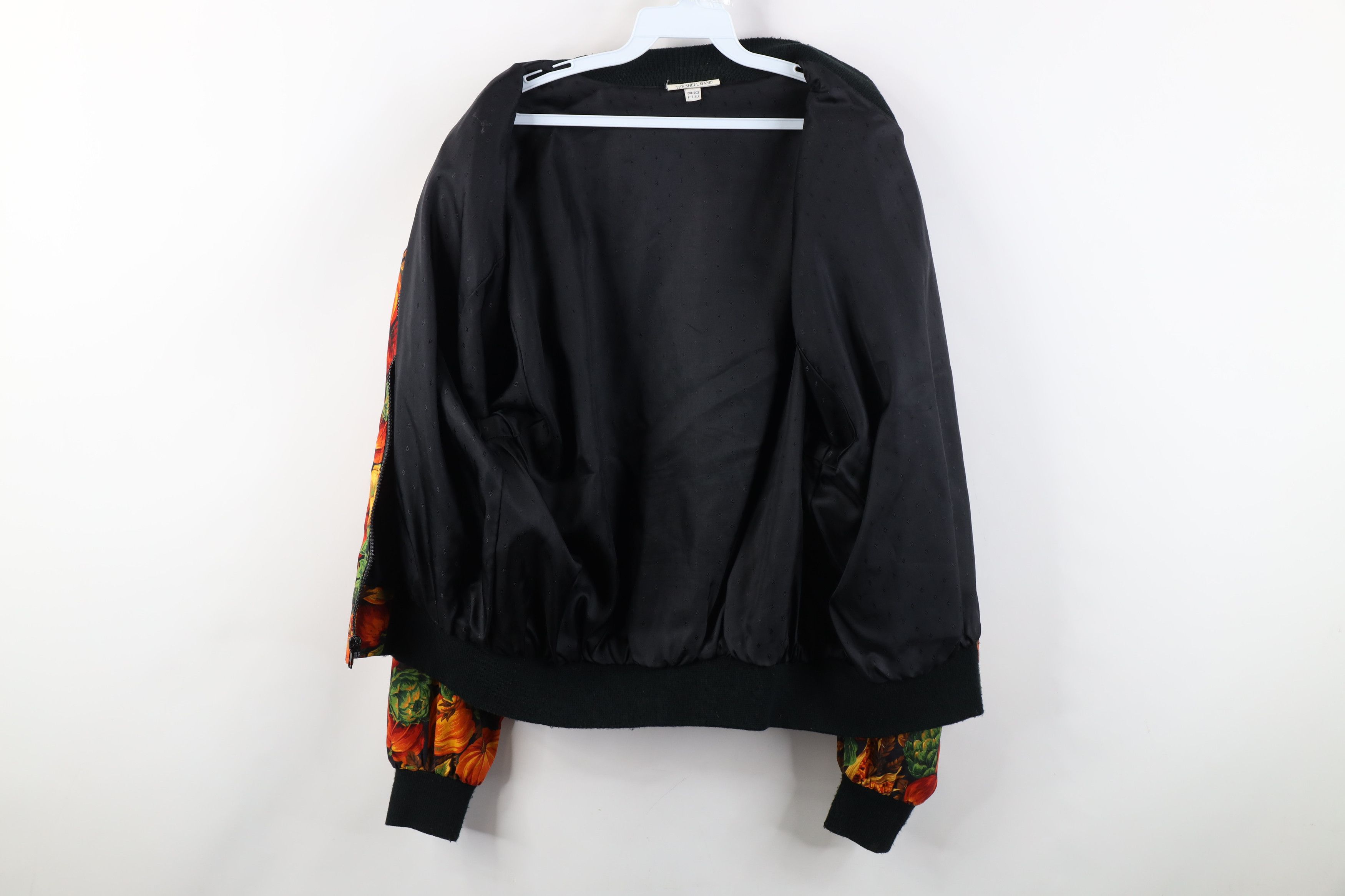 Vintage Vintage 90s Streetwear Pumpkin Corn Full Zip Bomber Jacket Size ONE SIZE - 8 Thumbnail
