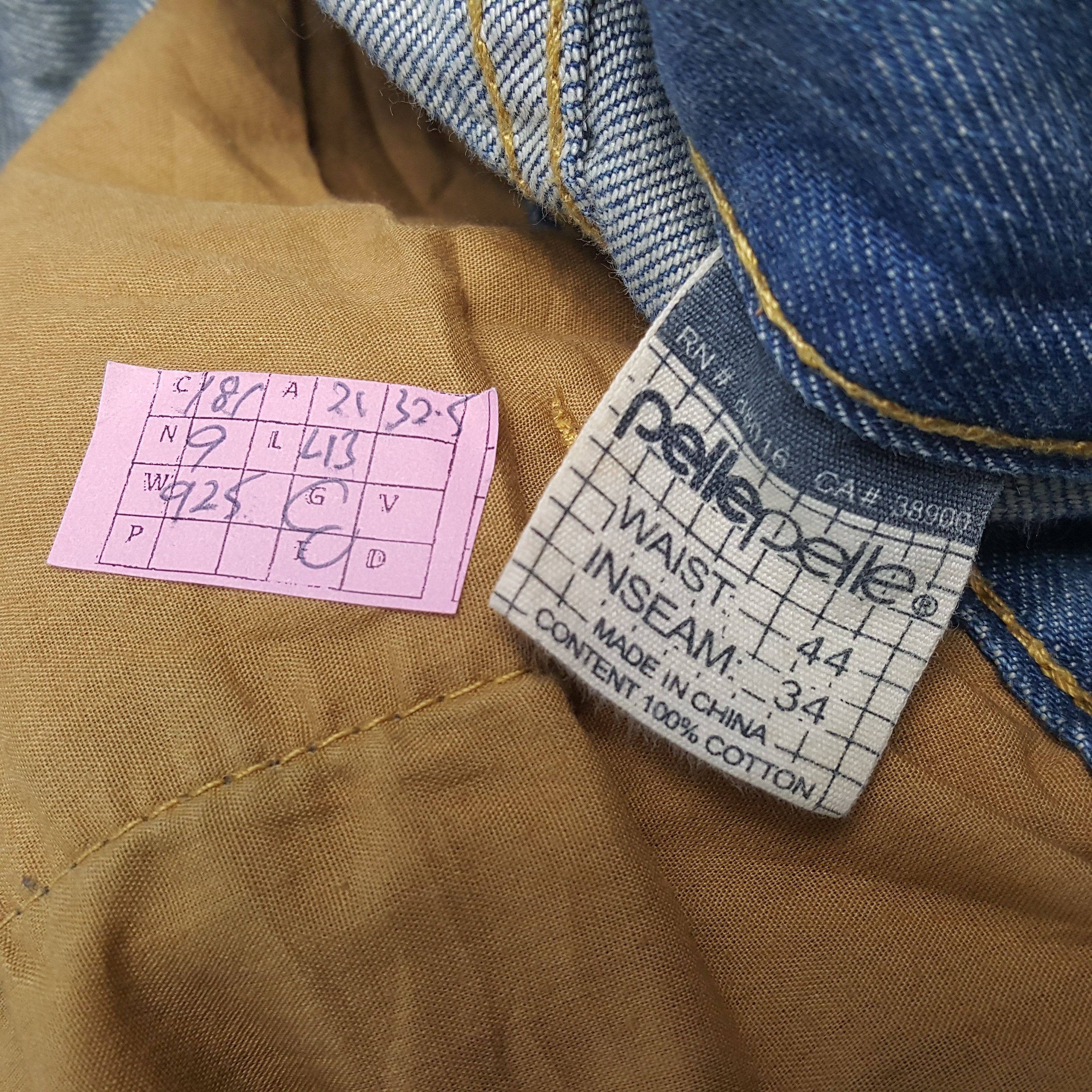 Pelle Pelle × Vintage PELLE PELLE Big Size Fashion Style Jeans Size US 42 / EU 58 - 13 Thumbnail