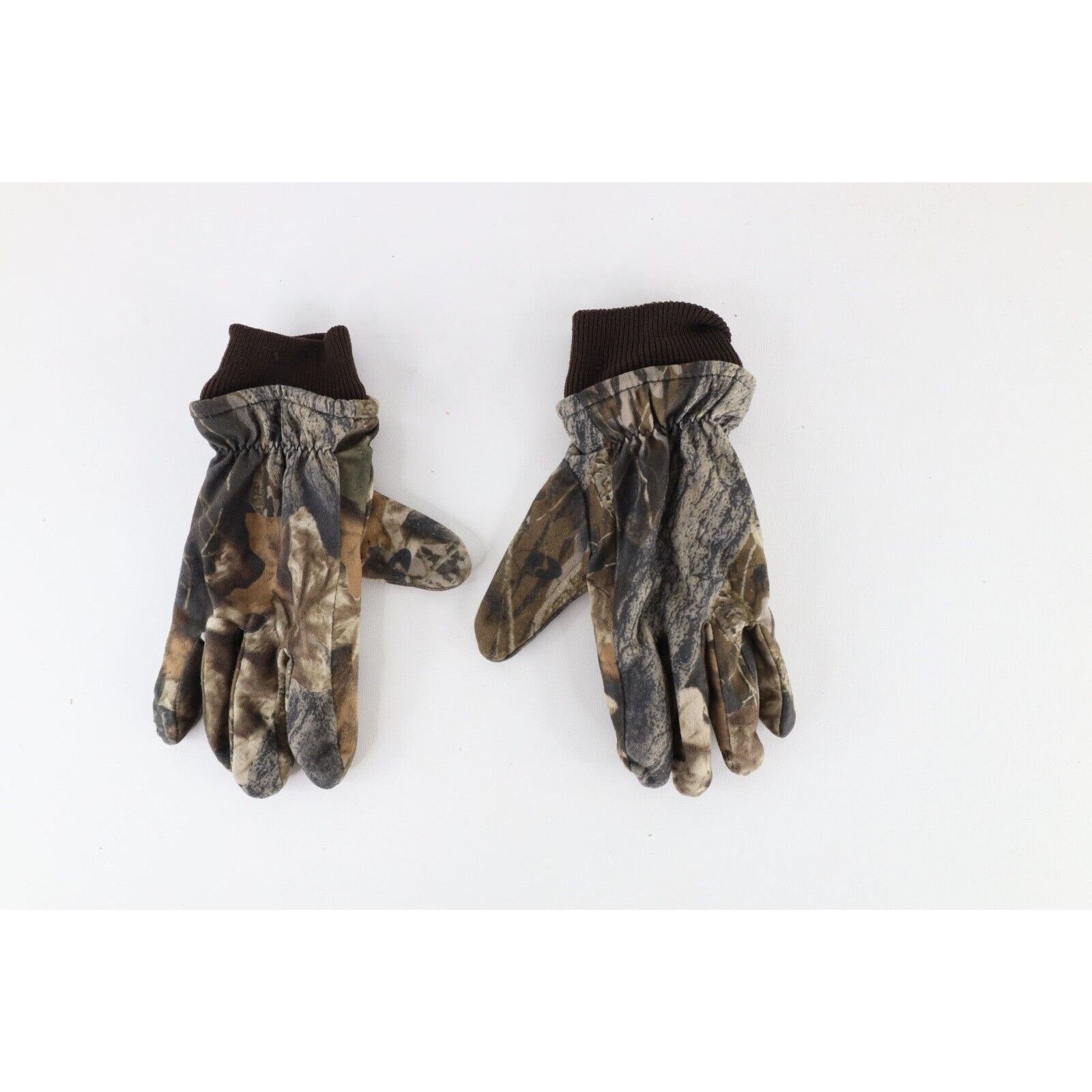 Vintage Vintage 90s Streetwear Soft Cloth Camouflage Gloves Size ONE SIZE - 1 Thumbnail