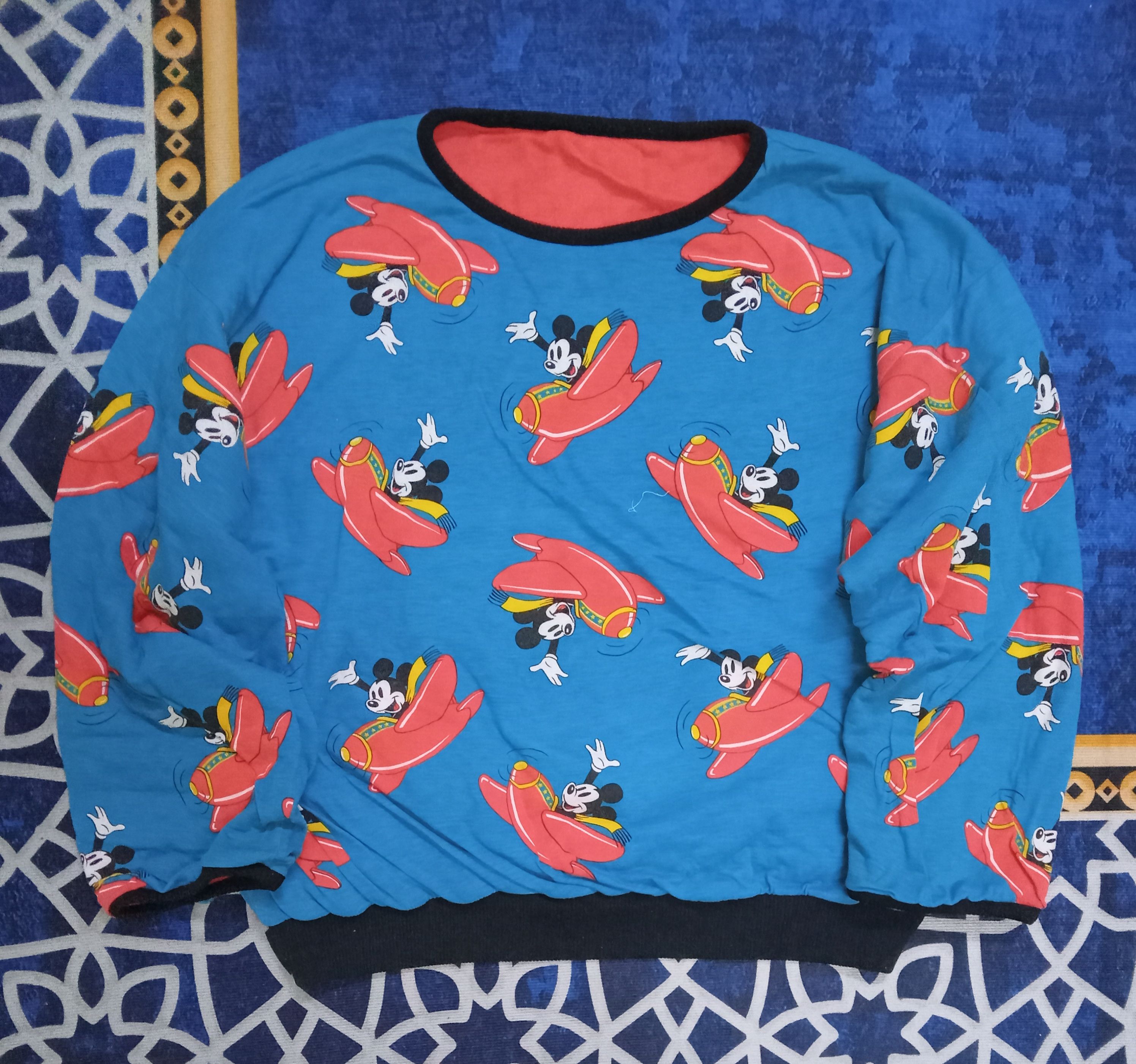 Mickey Mouse Mickey & co Flight Tested Vintage Reversible Vintage Top Size US XL / EU 56 / 4 - 9 Thumbnail