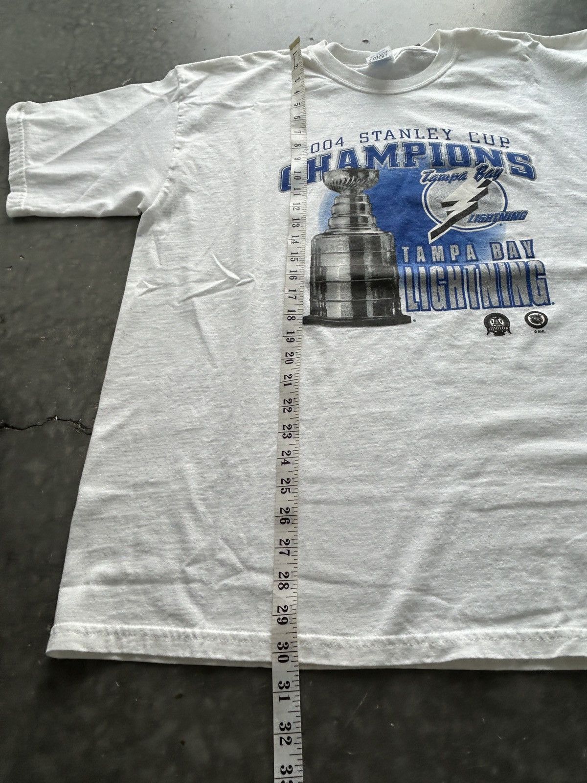 NHL Vintage Y2K Tampa Bay Lightning Stanley Cup Champs Tee Size US XL / EU 56 / 4 - 5 Thumbnail
