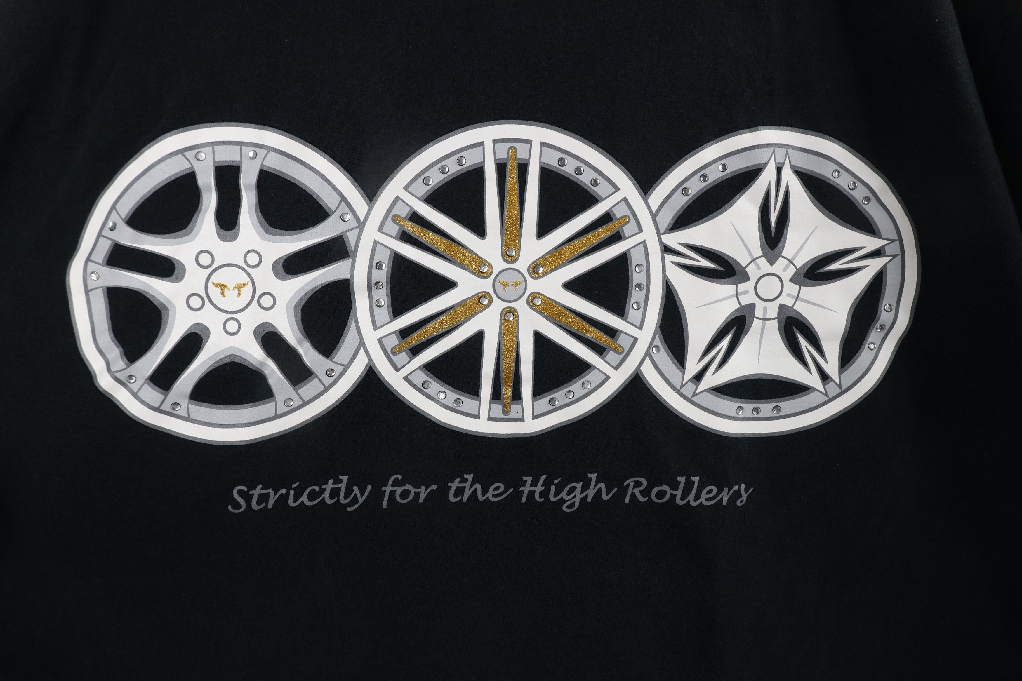 Vintage Vintage Y2K Streetwear Rims High Rollers Rap Hip Hop T-Shirt Size US XL / EU 56 / 4 - 4 Thumbnail