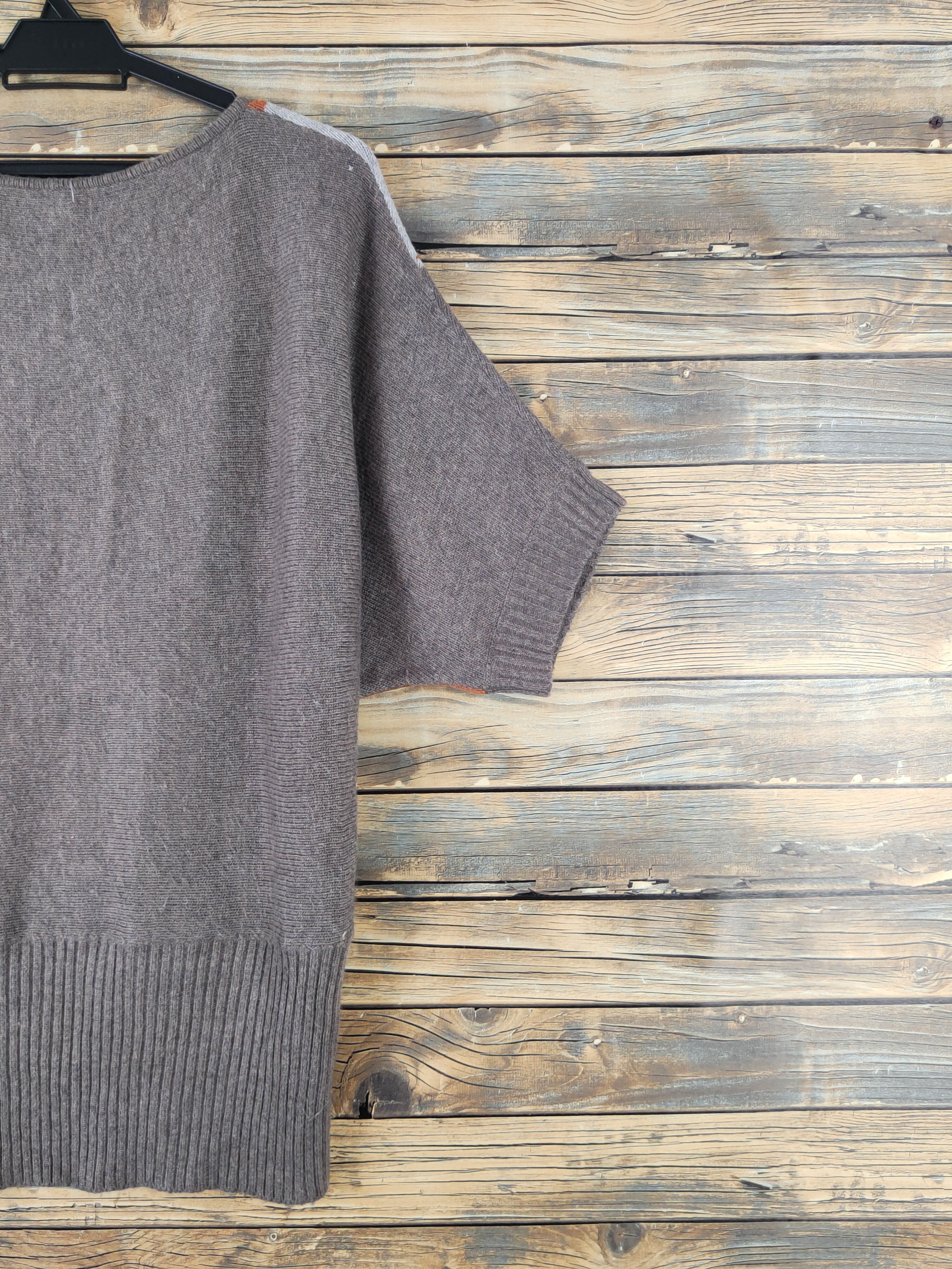 Homespun Knitwear × Japanese Brand × Vintage Lascolinas Brown Knitwear Blouses #W1545 Size M / US 6-8 / IT 42-44 - 9 Thumbnail