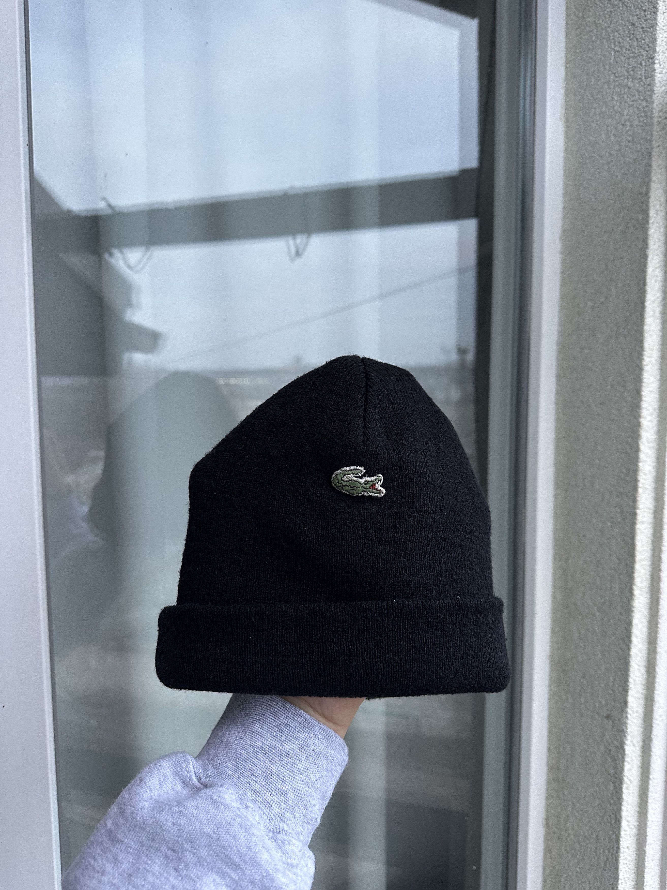 Lacoste × Vintage Lacoste Beanie Size ONE SIZE - 2 Thumbnail
