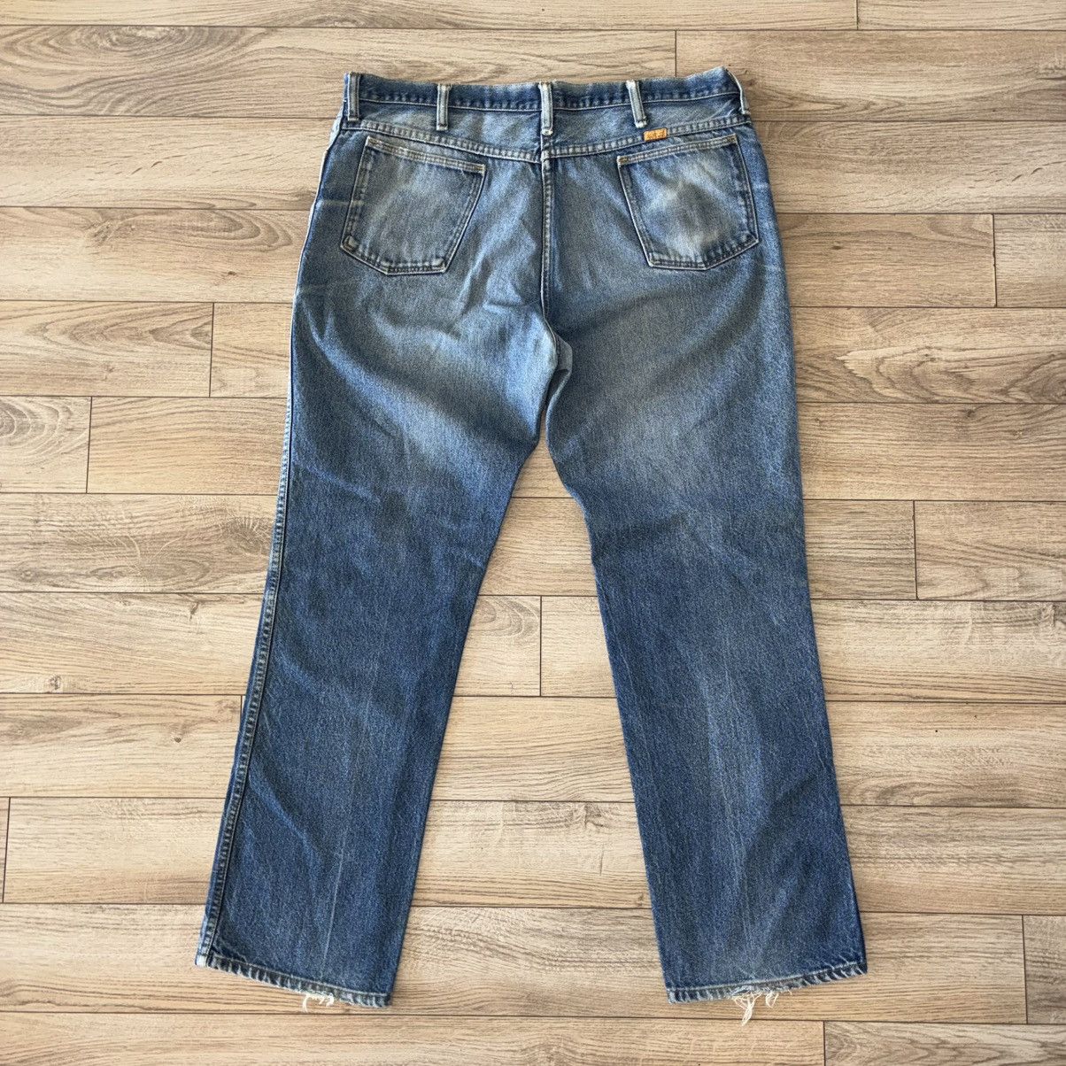 Rustler 70s rustler blue denim jeans Size US 38 / EU 54 - 2 Thumbnail