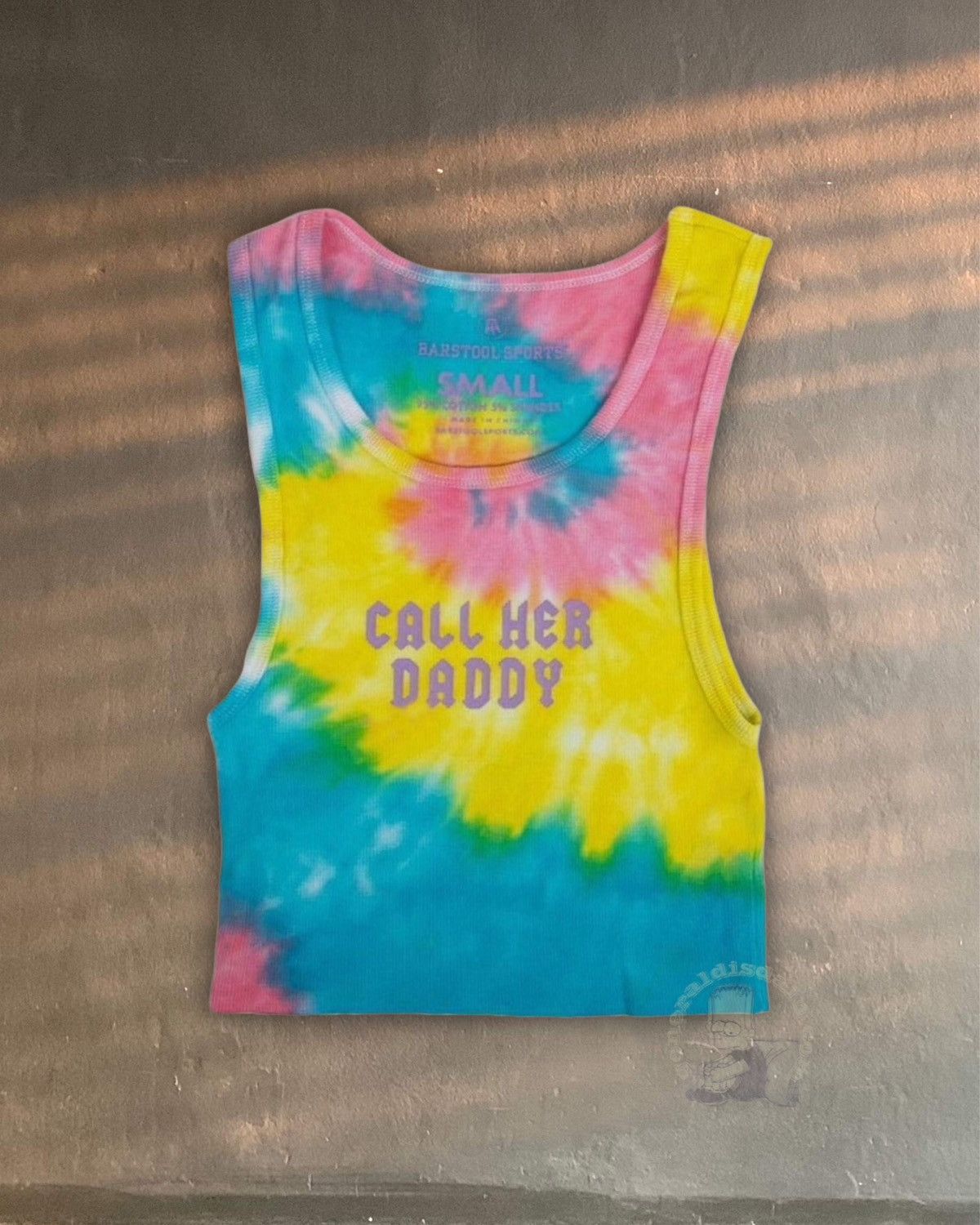 Vintage Call Her Daddy Barstool Sports tie-dye tank OG DADDY GANG Size S / US 4 / IT 40 - 1 Thumbnail
