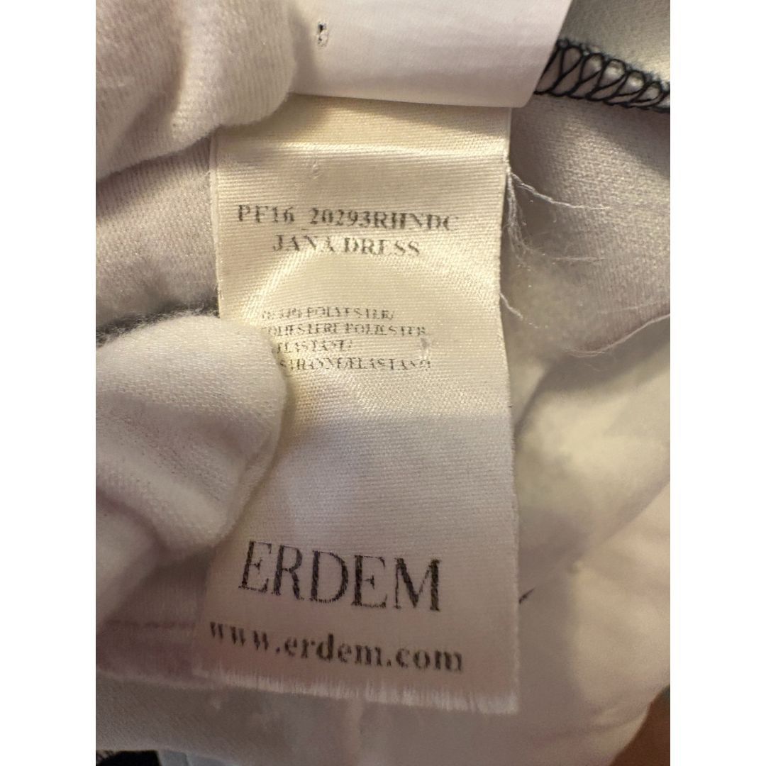 Erdem Erdem Black Floral Print A-Line Knee-Length Dress – Size 4 Size S / US 4 / IT 40 - 6 Thumbnail