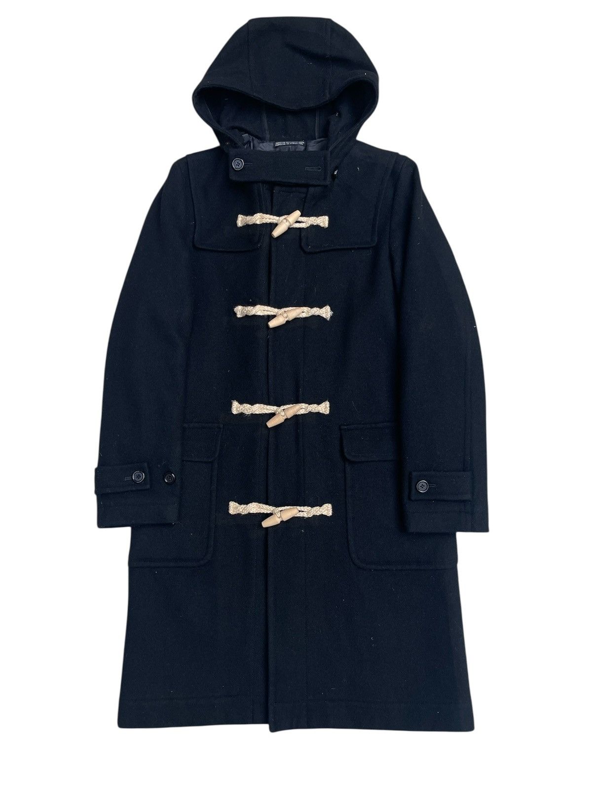 WOOL MOSSER DUFFLE COAT – THE SHOP YOHJI YAMAMOTO