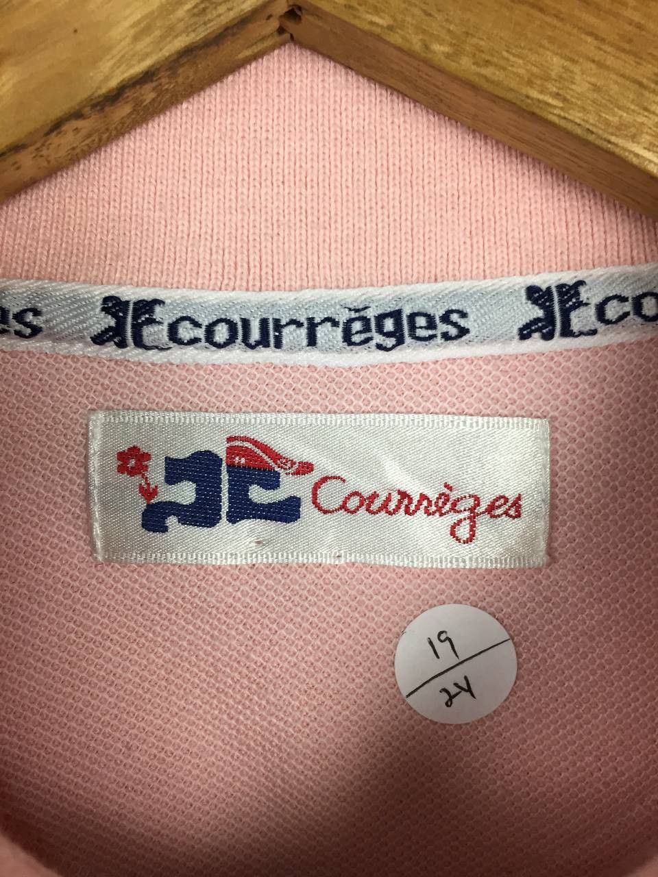 Courreges Courreges Paris Embroidered Floral Logo Quarter Zip Polo Tee Size S / US 4 / IT 40 - 9 Thumbnail
