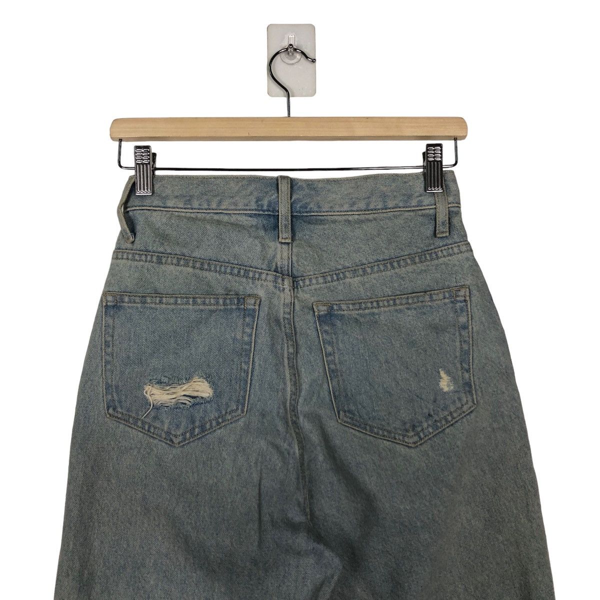 Japanese Brand 🔥RARE OVERSIZED CUT DISTRESSED DENIM EMODA ISSEY MIYAKE Size US 26 / EU 42 - 9 Thumbnail
