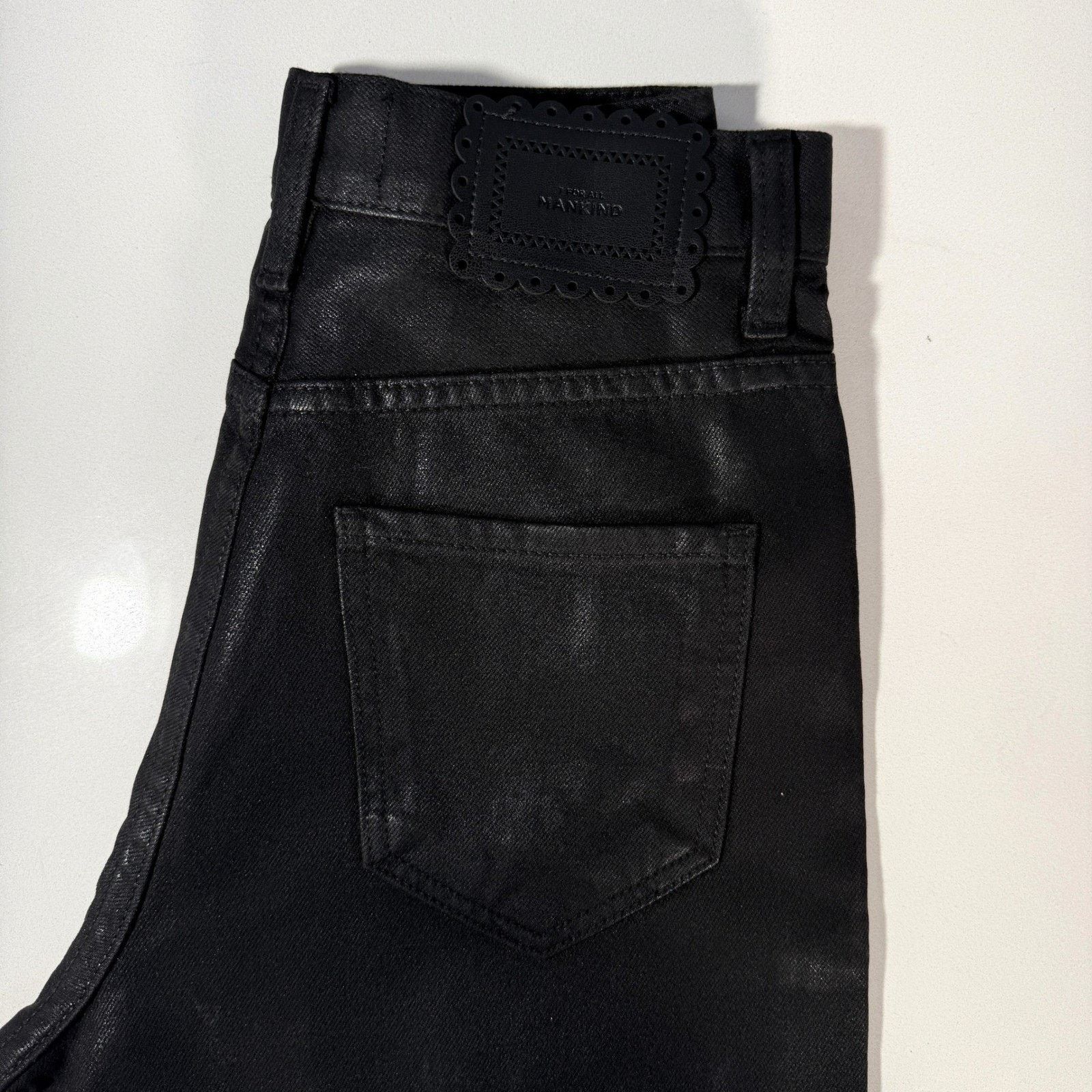 7 For All Mankind 7 For All Mankind Ankle Bow Tie Coated Pants US Size 2 Size 25" / US 0 / IT 36 - 6 Thumbnail