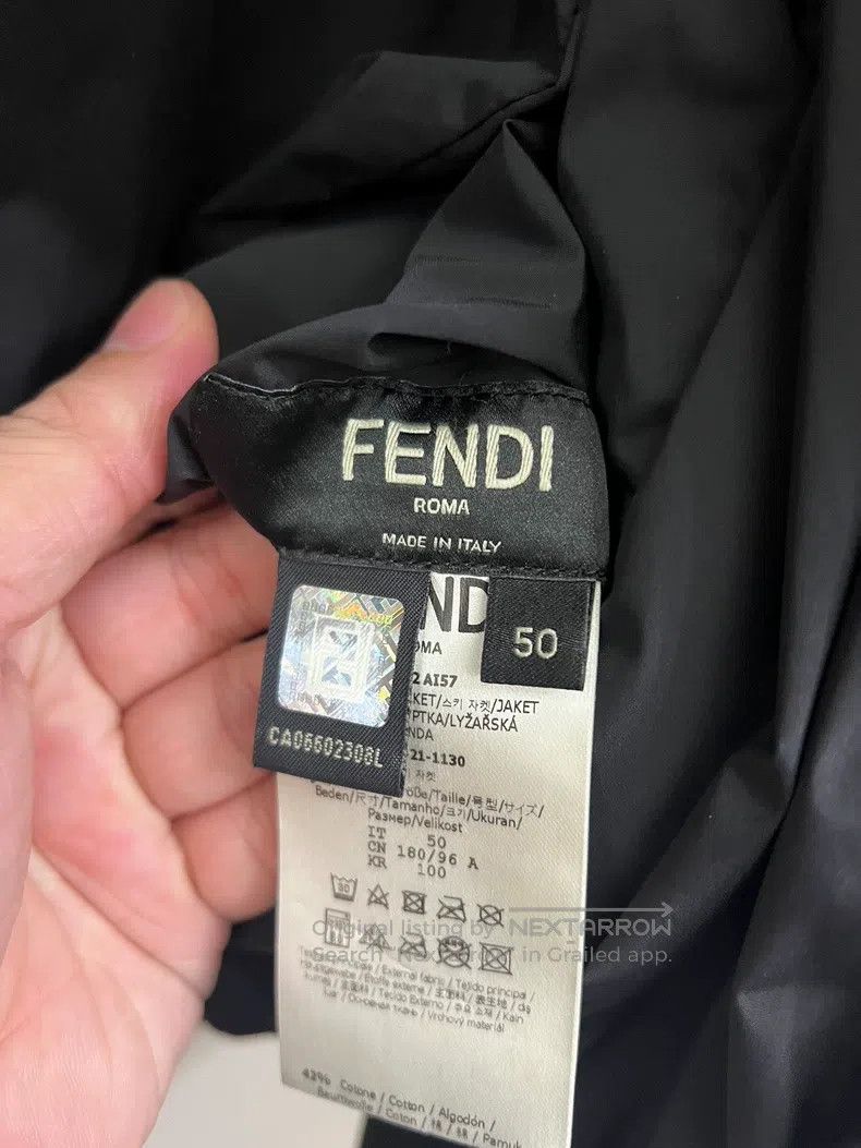 Fendi Fendi Black Hooded Jacket Size US M / EU 48-50 / 2 - 3 Thumbnail