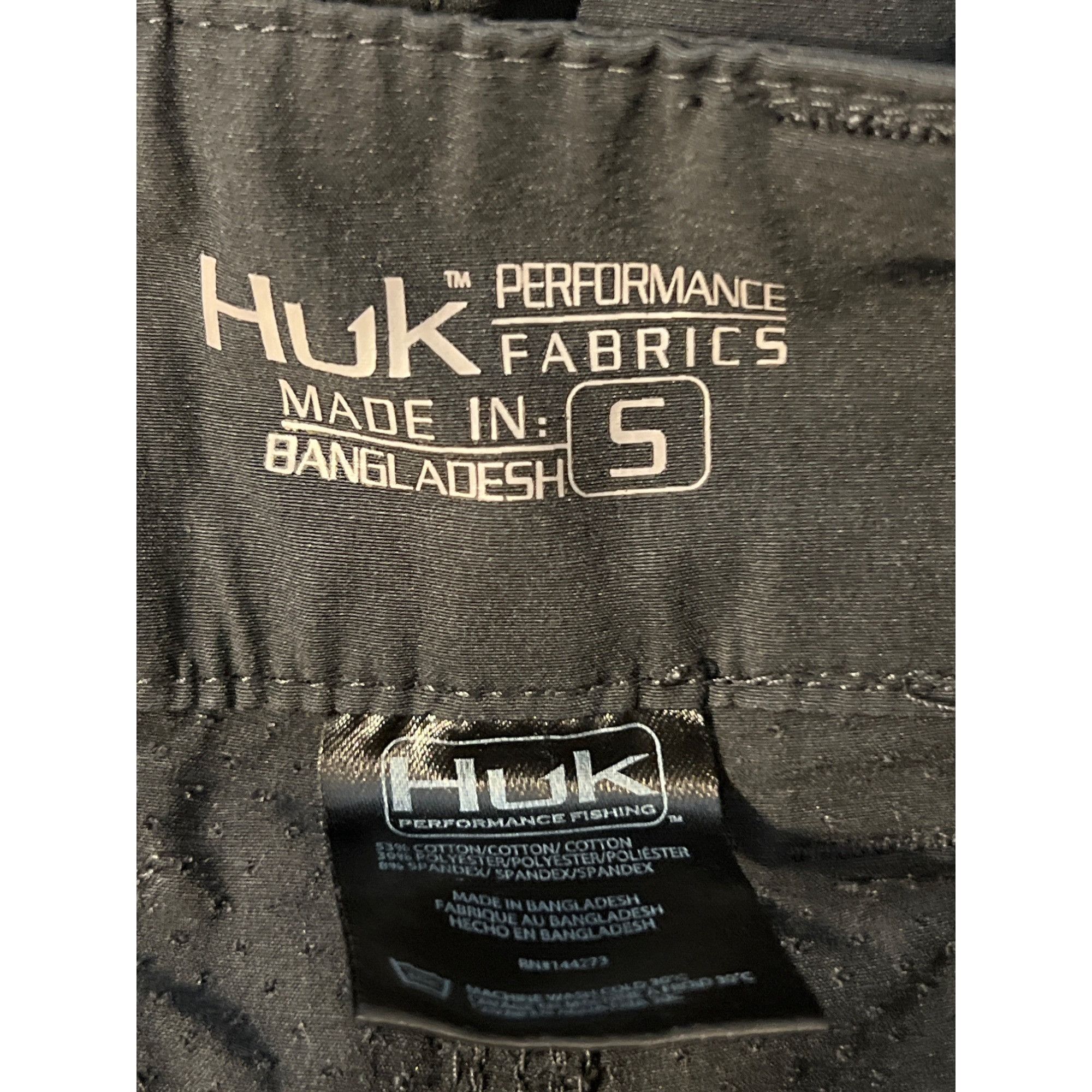 Other Huk Mens Performance Fishing Shorts Cargo Black Pockets Util Size US 29 - 5 Thumbnail