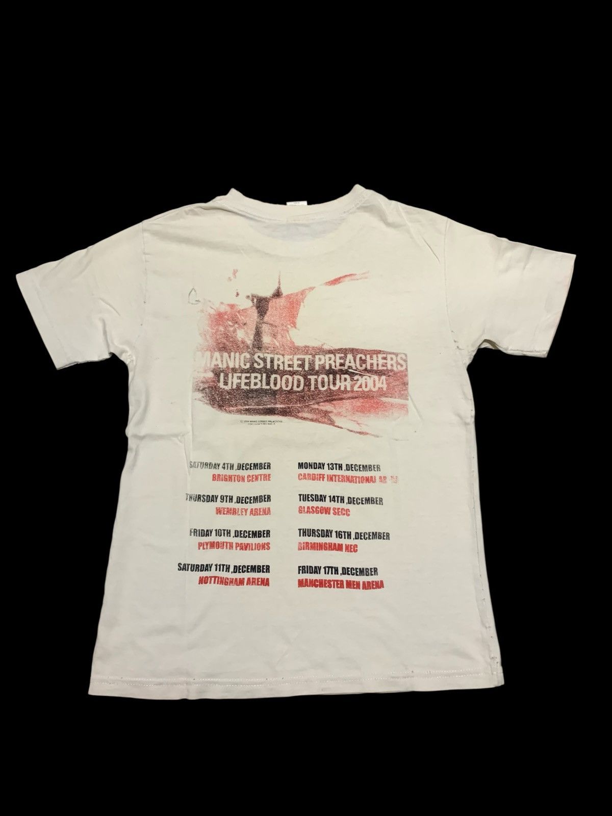 Band Tees Vintage Manic Street Preachers Lifeblood Tour 2004 Size US S / EU 44-46 / 1 - 1 Thumbnail