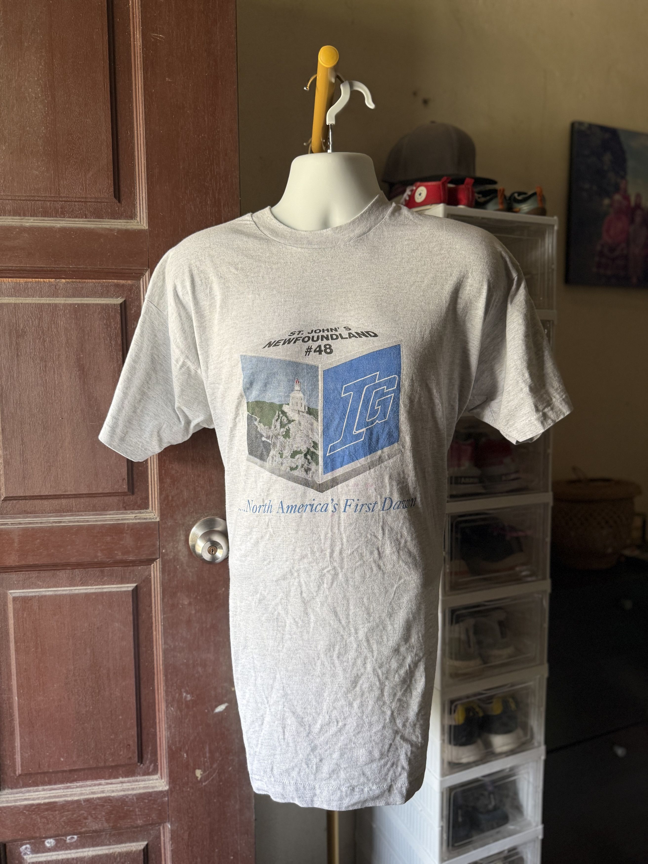 Fruit Of The Loom Vintage St. John’s Newfoundland Tee USA Tag XXL Size US XXL / EU 58 / 5 - 2 Thumbnail