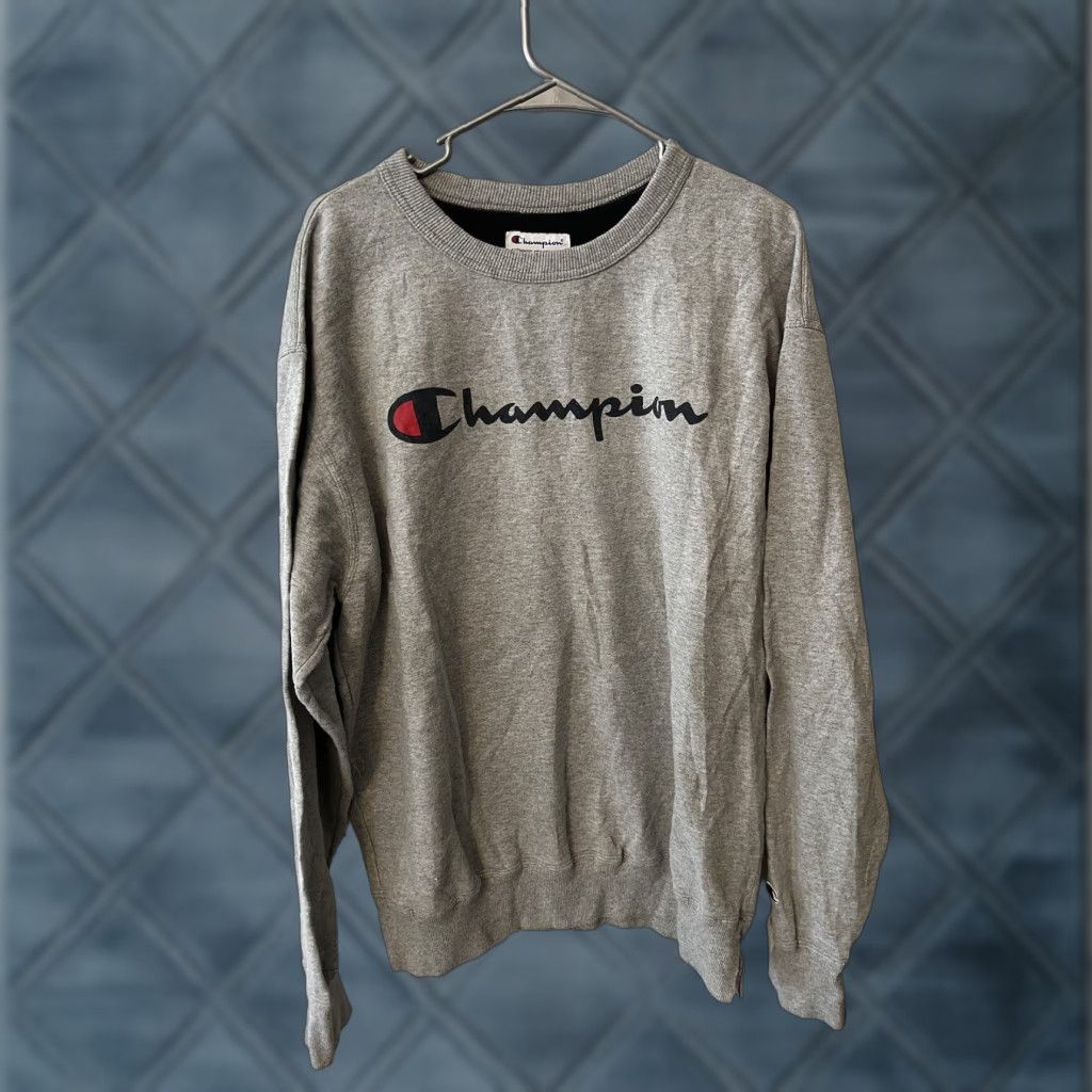 Champion Champion Grey Sweatshirt XL Men Pullover Size XL Size US XL / EU 56 / 4 - 1 Thumbnail