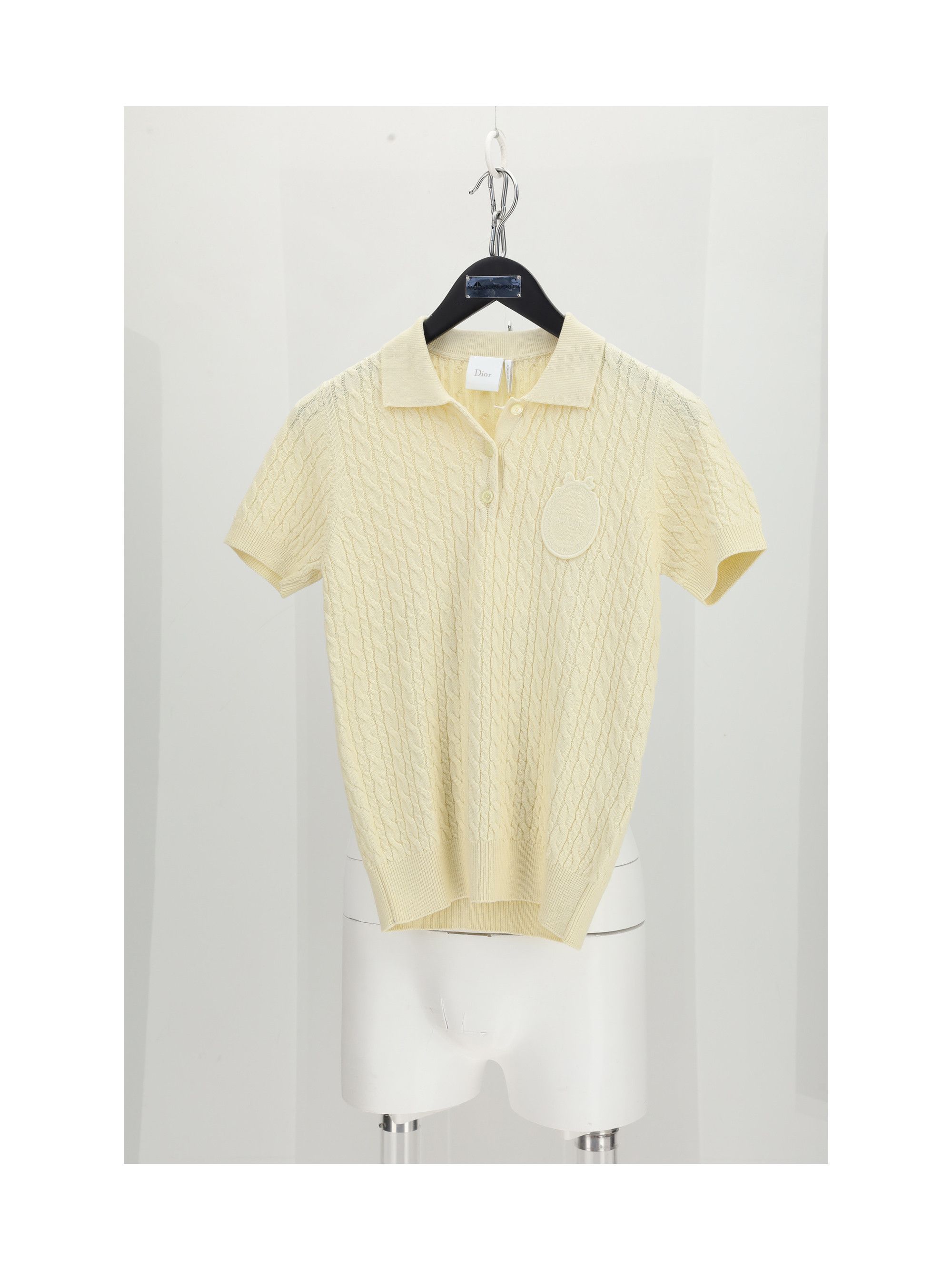 Dior T-SHIRT GIALLA CABLET Size M / US 6-8 / IT 42-44 - 1 Thumbnail