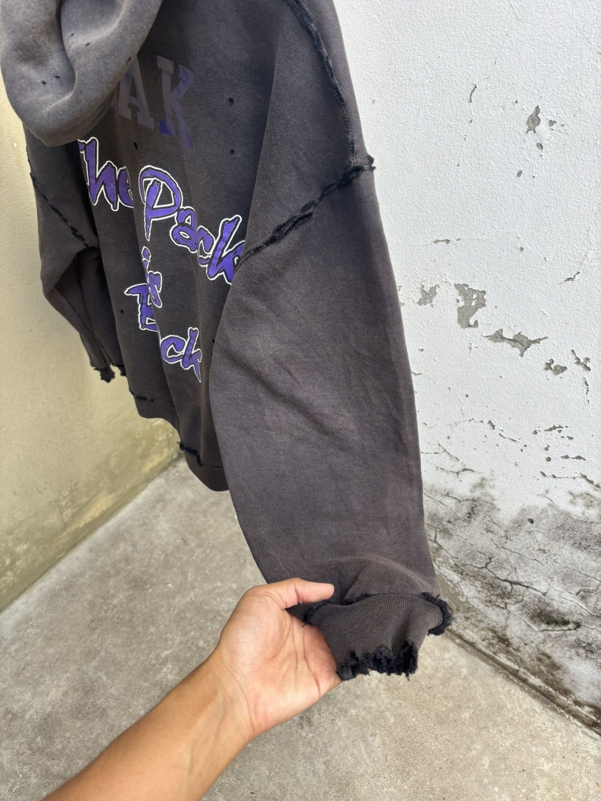 Vintage Faded Distressed Thrashed Russell Hoodie Douglas County ERD Size US L / EU 52-54 / 3 - 17 Thumbnail