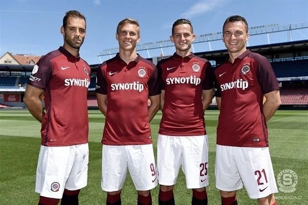 Nike SPARTA PRAHA 2015 2016 AWAY FOOTBALL SHIRT SOCCER JERSEY Size US M / EU 48-50 / 2 - 12 Thumbnail
