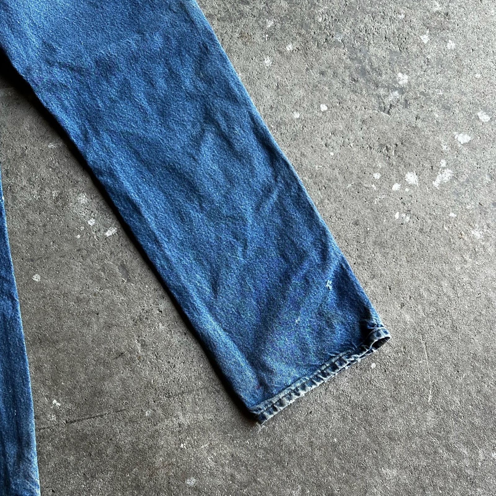 Carhartt × Vintage Carhartt denim blue jean double knee work carpenter pants Size US 31 - 9 Thumbnail