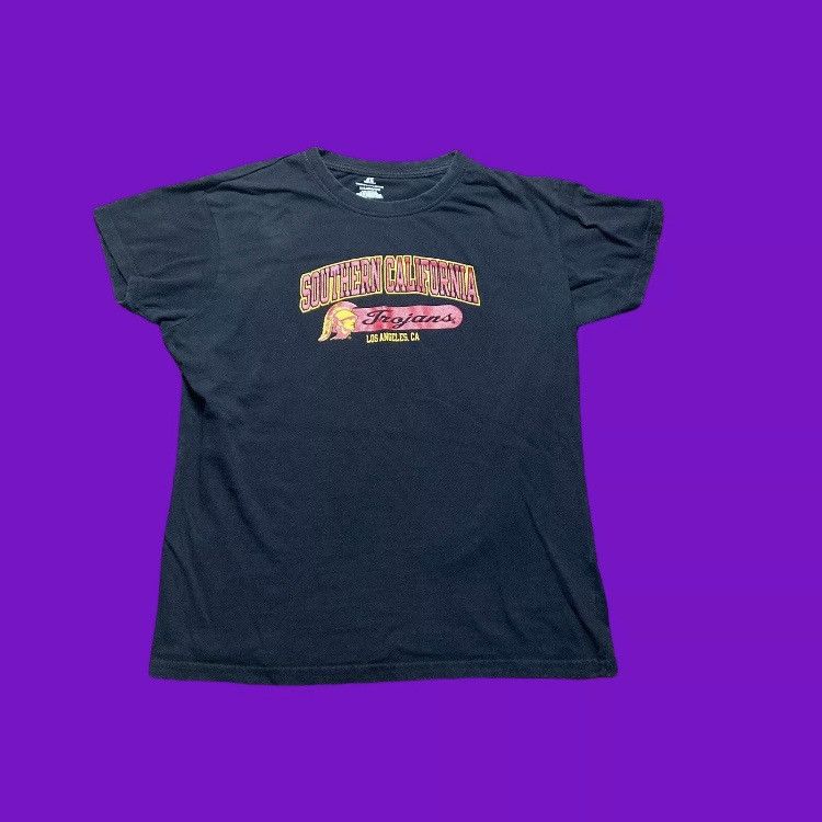 NCAA × Russell Athletic Russell Athletic USC Trojans College T Shirt Size XXL / US 16-18 / IT 52-54 - 1 Thumbnail