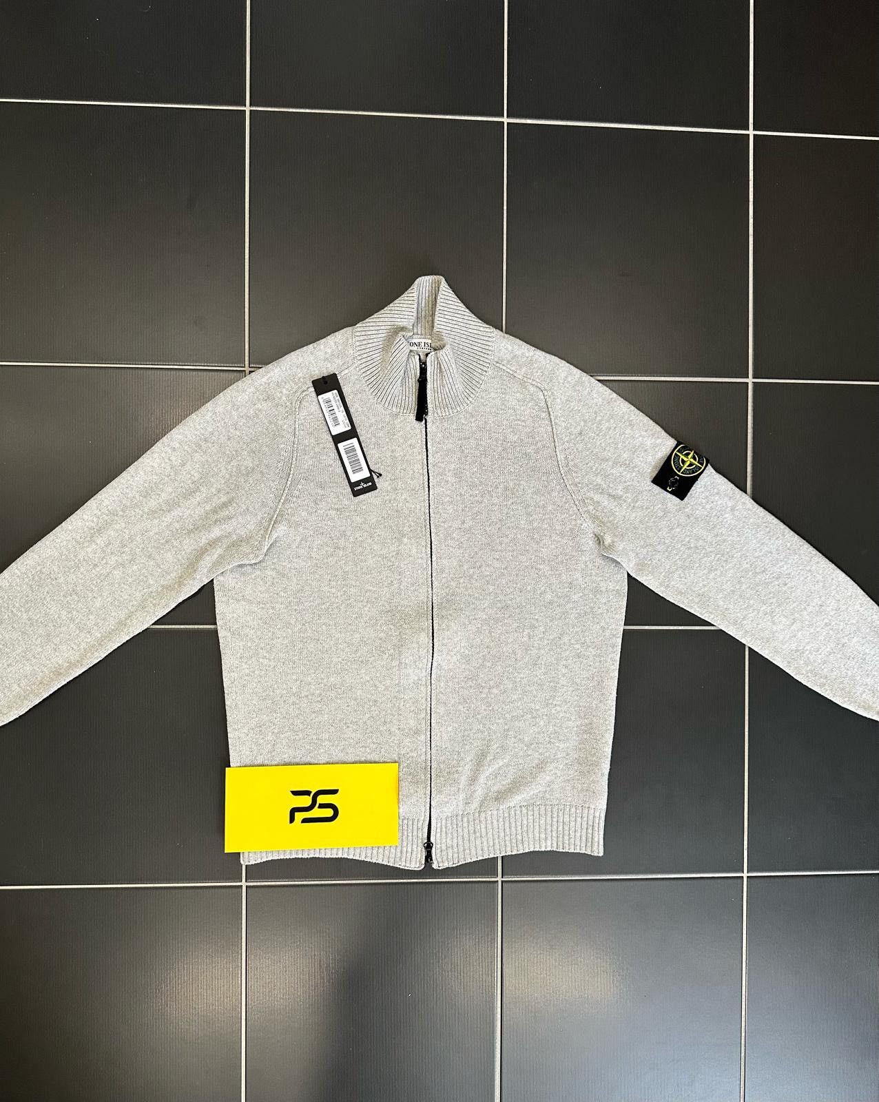 image of Stone Island Cardigan Grey, Men's (Size Large)