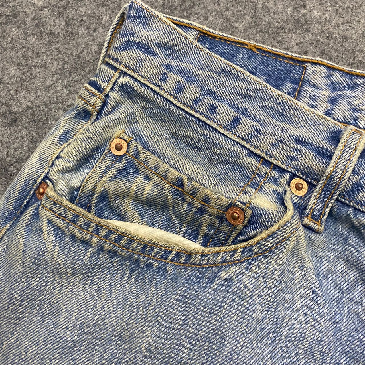 Levi's 💥Best Offer💥Vintage 90s Levis 501 Distressed denim Size US 32 / EU 48 - 10 Thumbnail