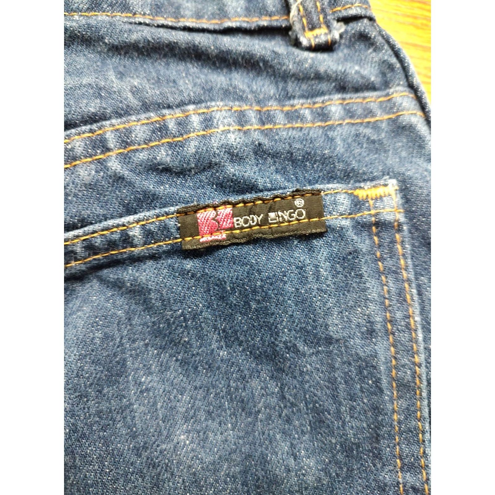 Vintage VINTAGE Body Lingo Militaires Jeans Womens 23 X 32 Inseam Denim 80s Straight Leg Blue 100% Cotton Jeans Womens Men? (invalid) Size 40" / US 18 - 4 Thumbnail