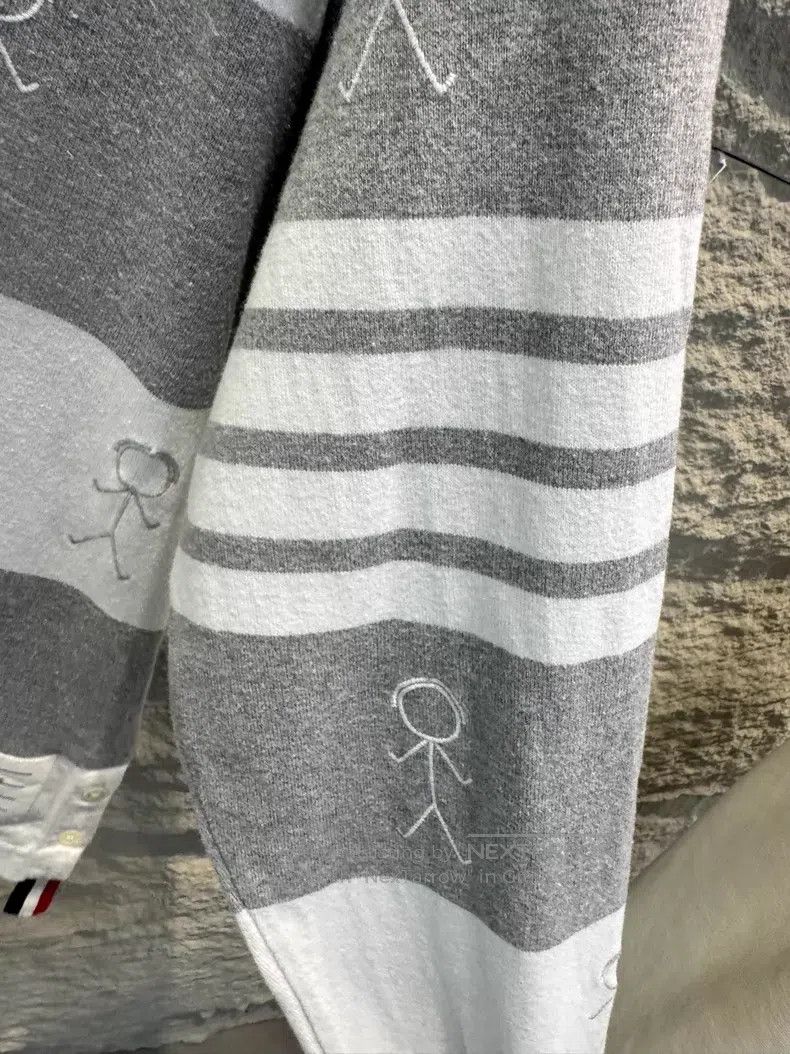 Thom Browne Thom Browne Long-sleeve Polo Shirt in Grey Size US XS / EU 42 / 0 - 4 Thumbnail