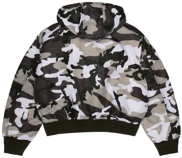 Stussy Snow Camo Flight Bomber Size US M / EU 48-50 / 2 - 2 Thumbnail