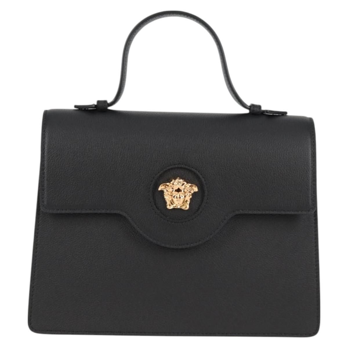 Versace Versace La Medusa Top Handle Bag Leather Size ONE SIZE - 1 Thumbnail
