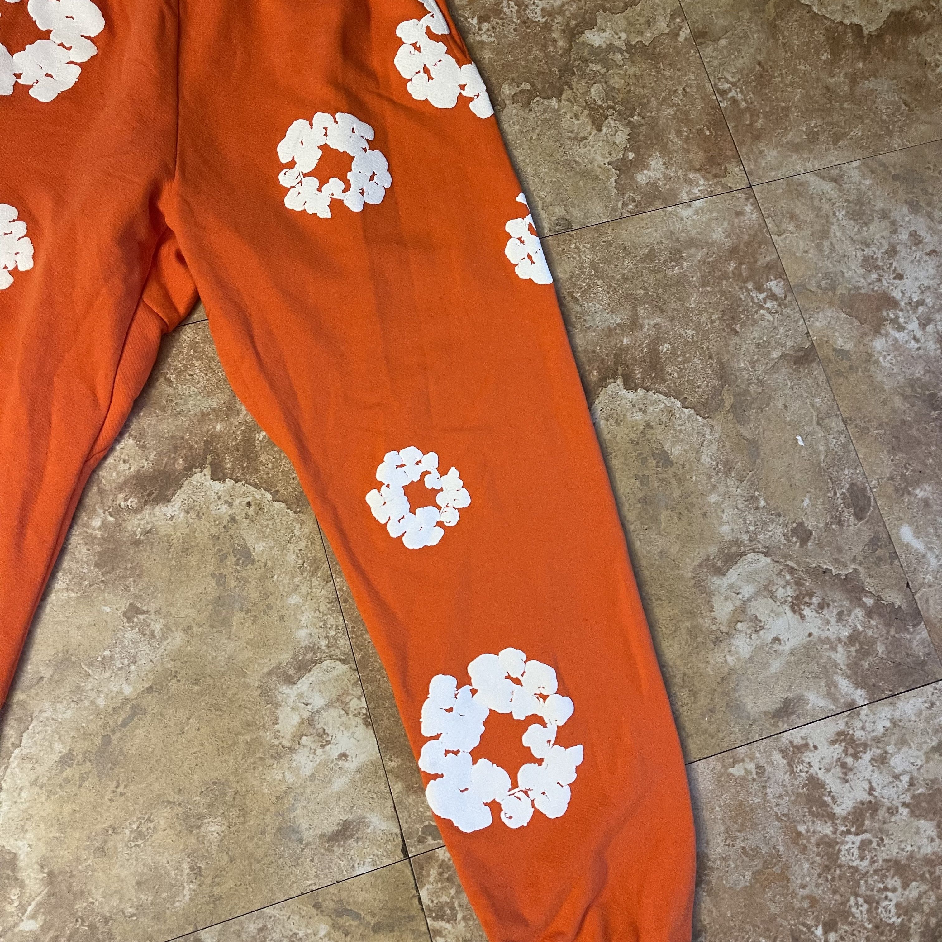 Streetwear Denim Tears Orange Sweats | Grailed