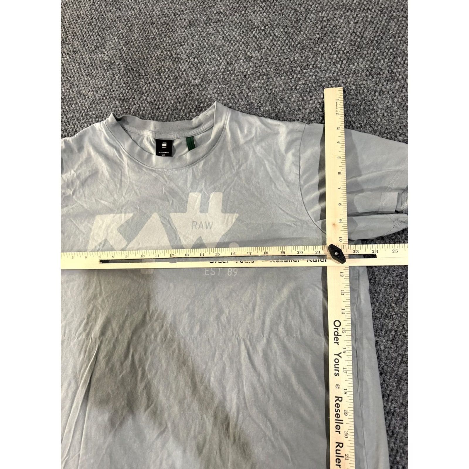 Vintage G-Star RAW Shirt Mens 2XL Gray RAW Logo Graphic Tee T-Shirt Cotton Crewneck Size US XXL / EU 58 / 5 - 5 Thumbnail